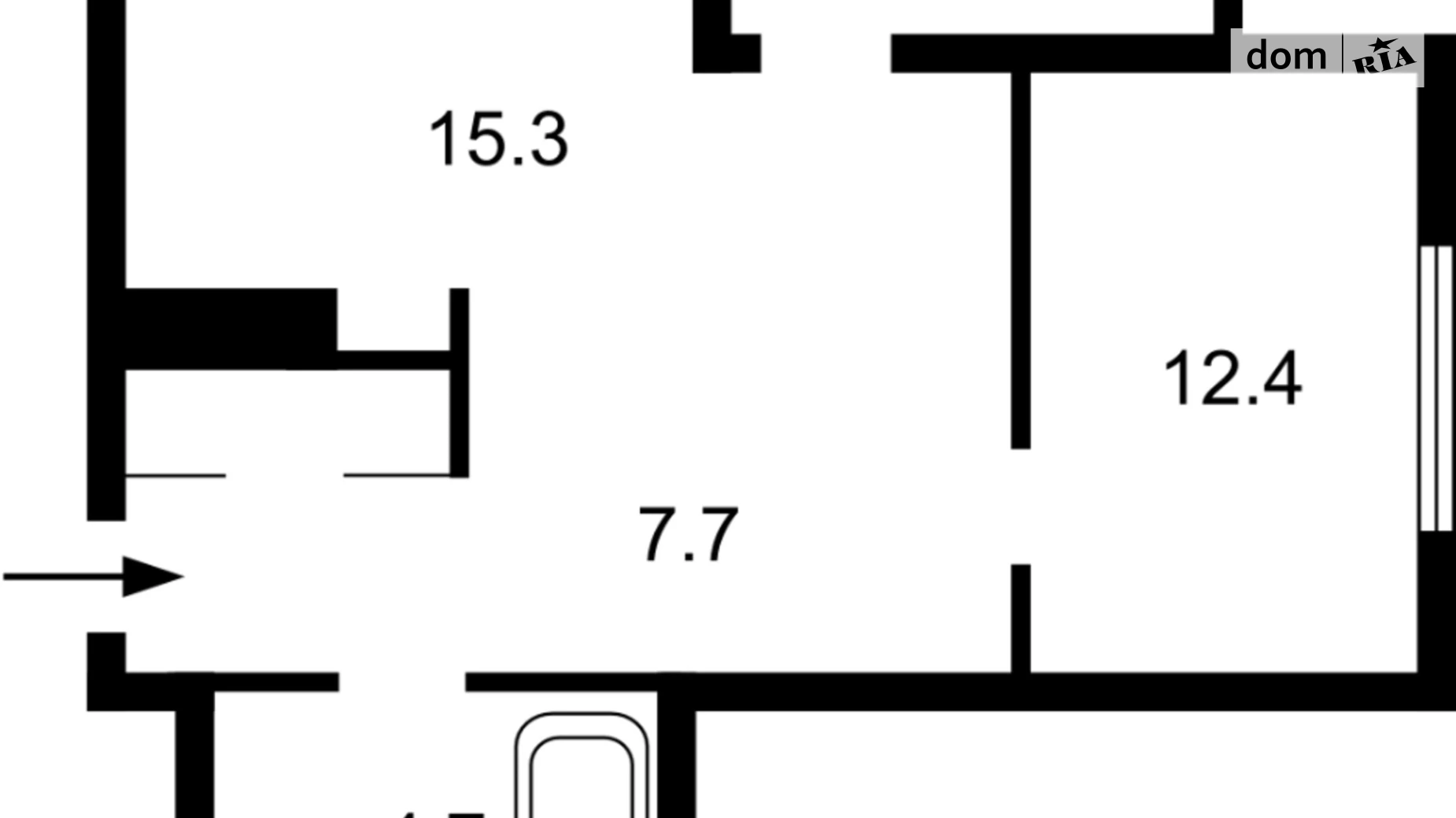 Продается 1-комнатная квартира 44 кв. м в Киеве, ул. Богдановская, 7Д - фото 2