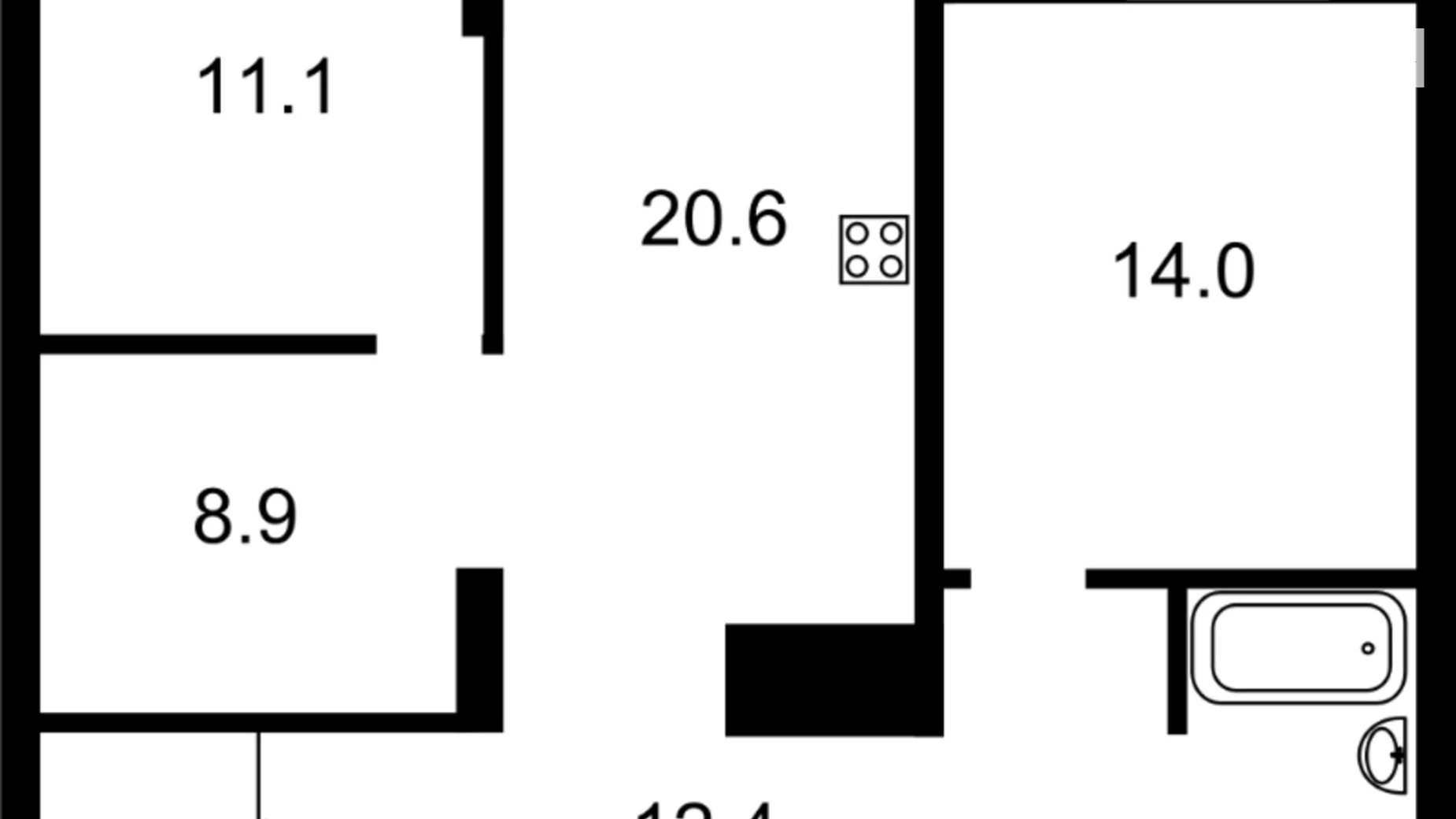 Продается 2-комнатная квартира 77 кв. м в Киеве, ул. Никольско-Слободская, 10 - фото 3