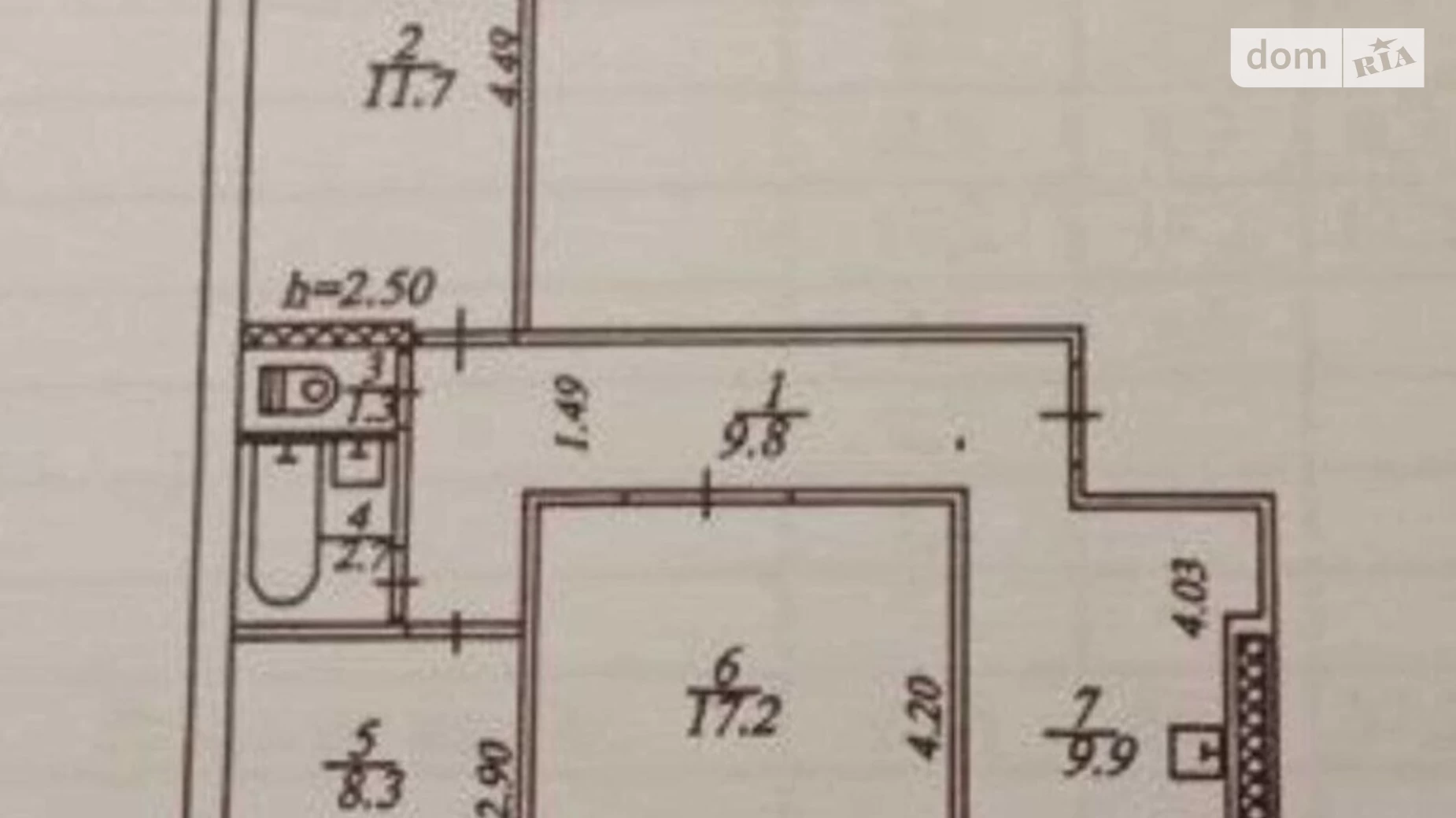 Продается 3-комнатная квартира 67 кв. м в Днепре, ул. Захарченко Генерала