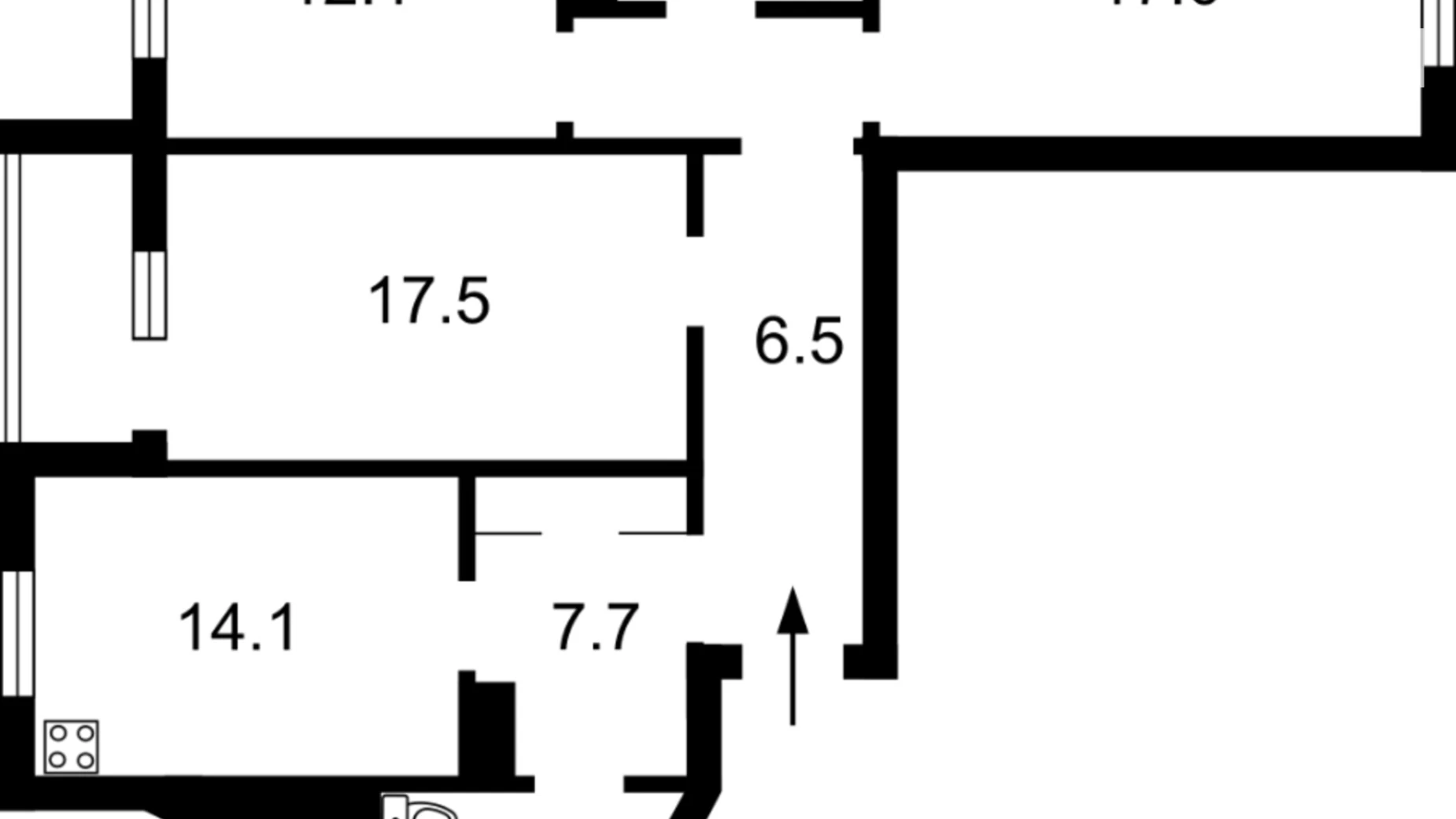 Продается 3-комнатная квартира 93 кв. м в Киеве, просп. Правды, 5Б