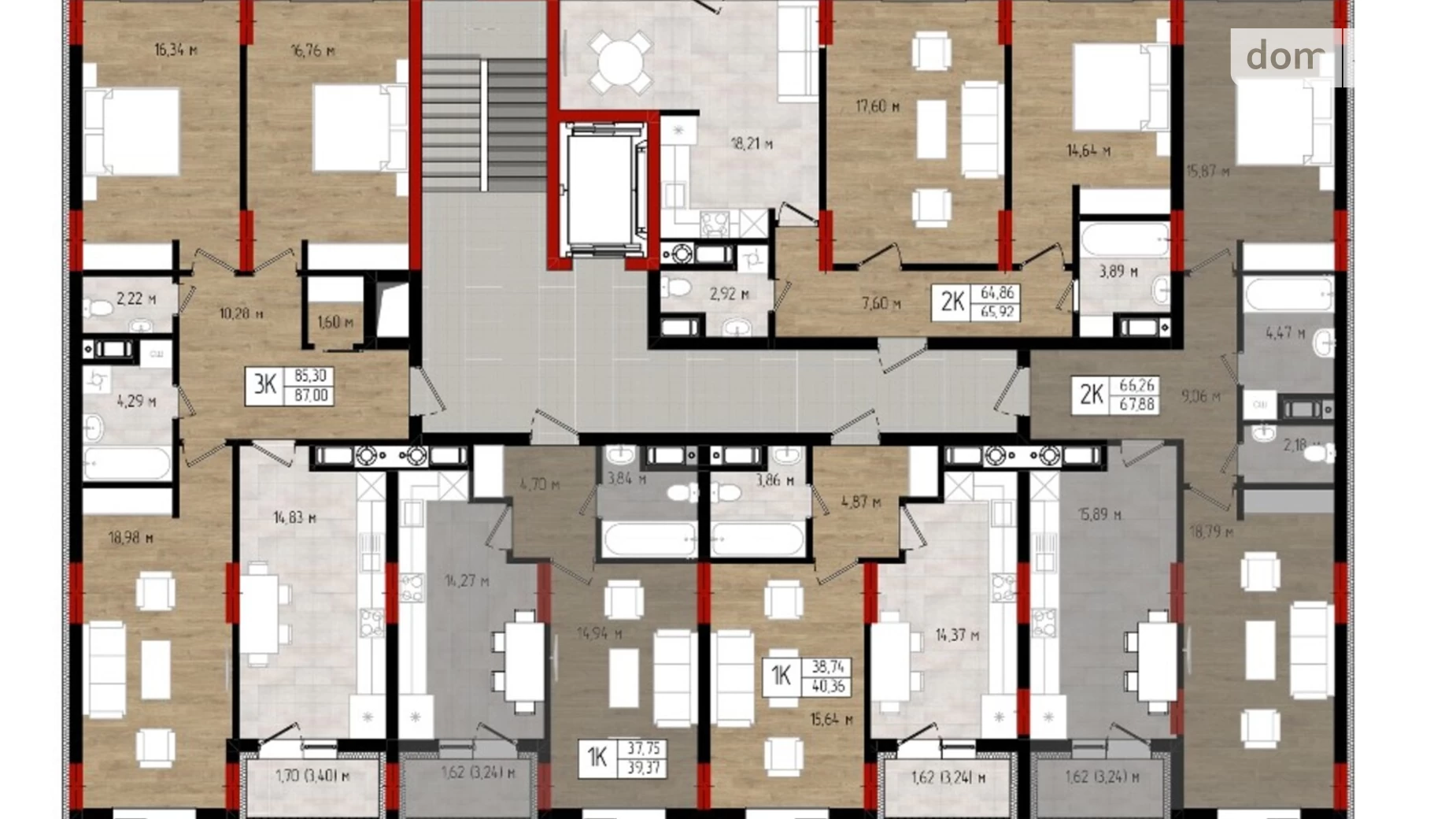 Продается 3-комнатная квартира 87 кв. м в Ивано-Франковске, ул. Ленкавского, 2А - фото 2