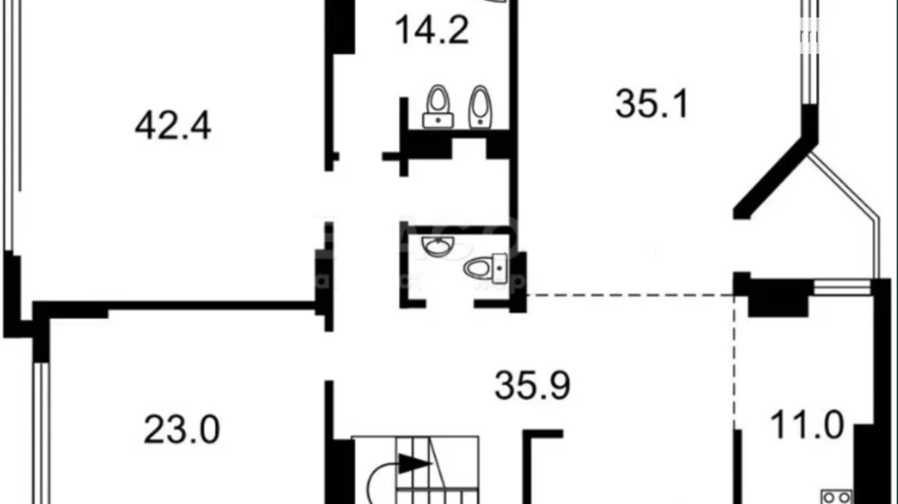 Продается 5-комнатная квартира 285 кв. м в Киеве, ул. Назаровская, 23А - фото 3