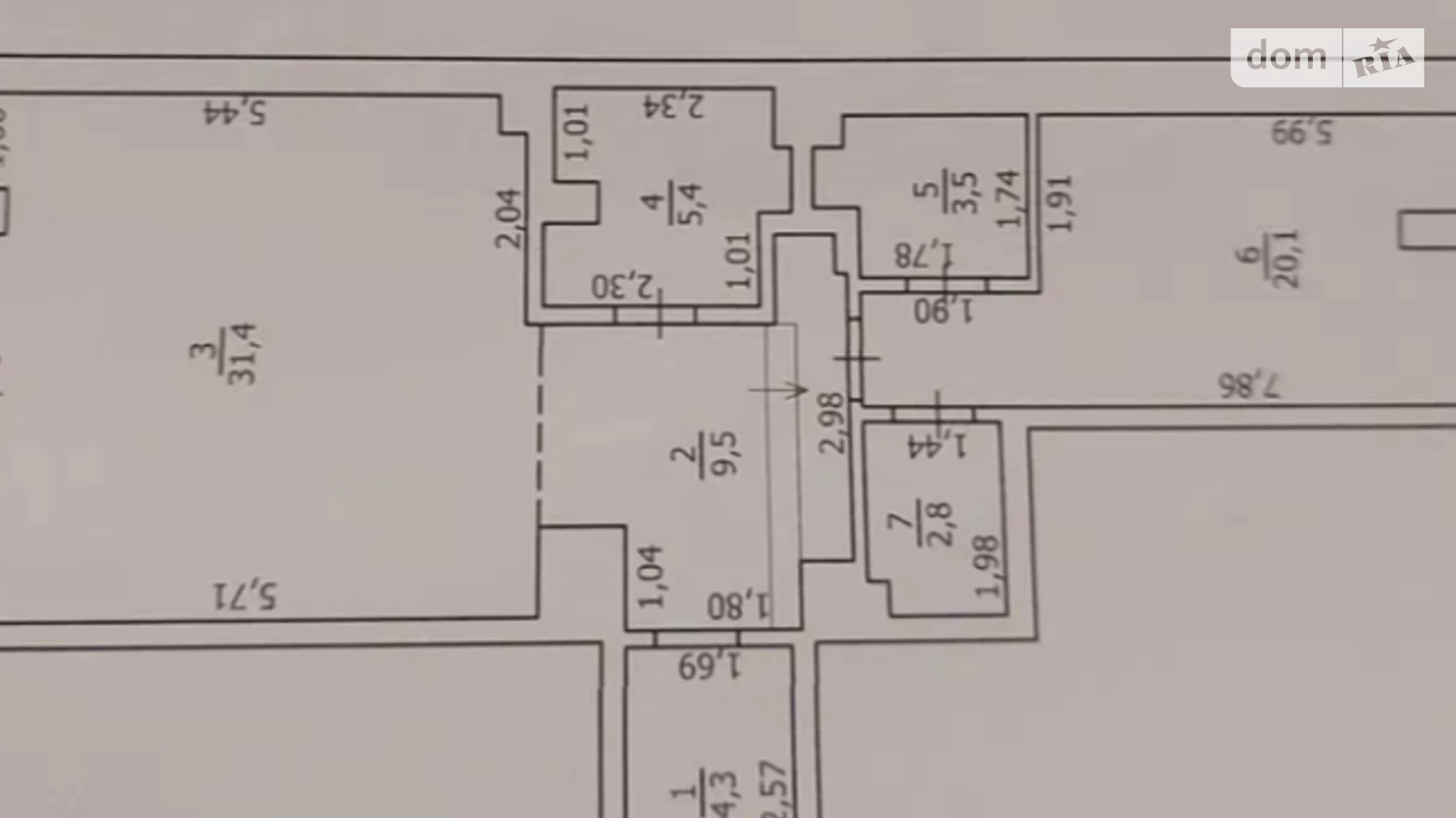 Продається 1-кімнатна квартира 81 кв. м у Одесі, вул. Віце-адмірала Азарова