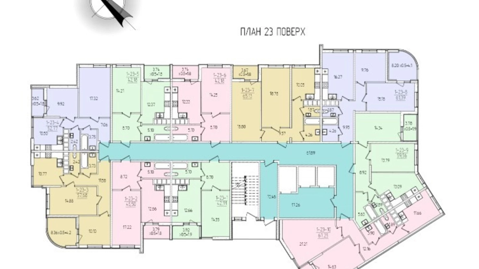 Продается 2-комнатная квартира 65.13 кв. м в Одессе, ул. Краснова, 5 - фото 2