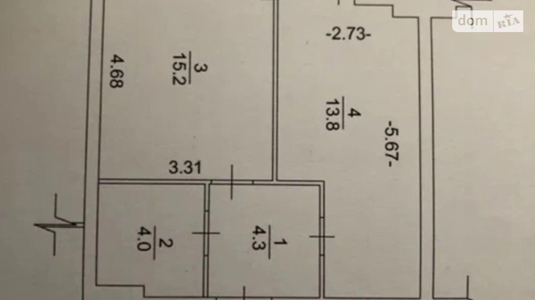 Продається 1-кімнатна квартира 39 кв. м у Ірпені, вул. Достоєвського, 2