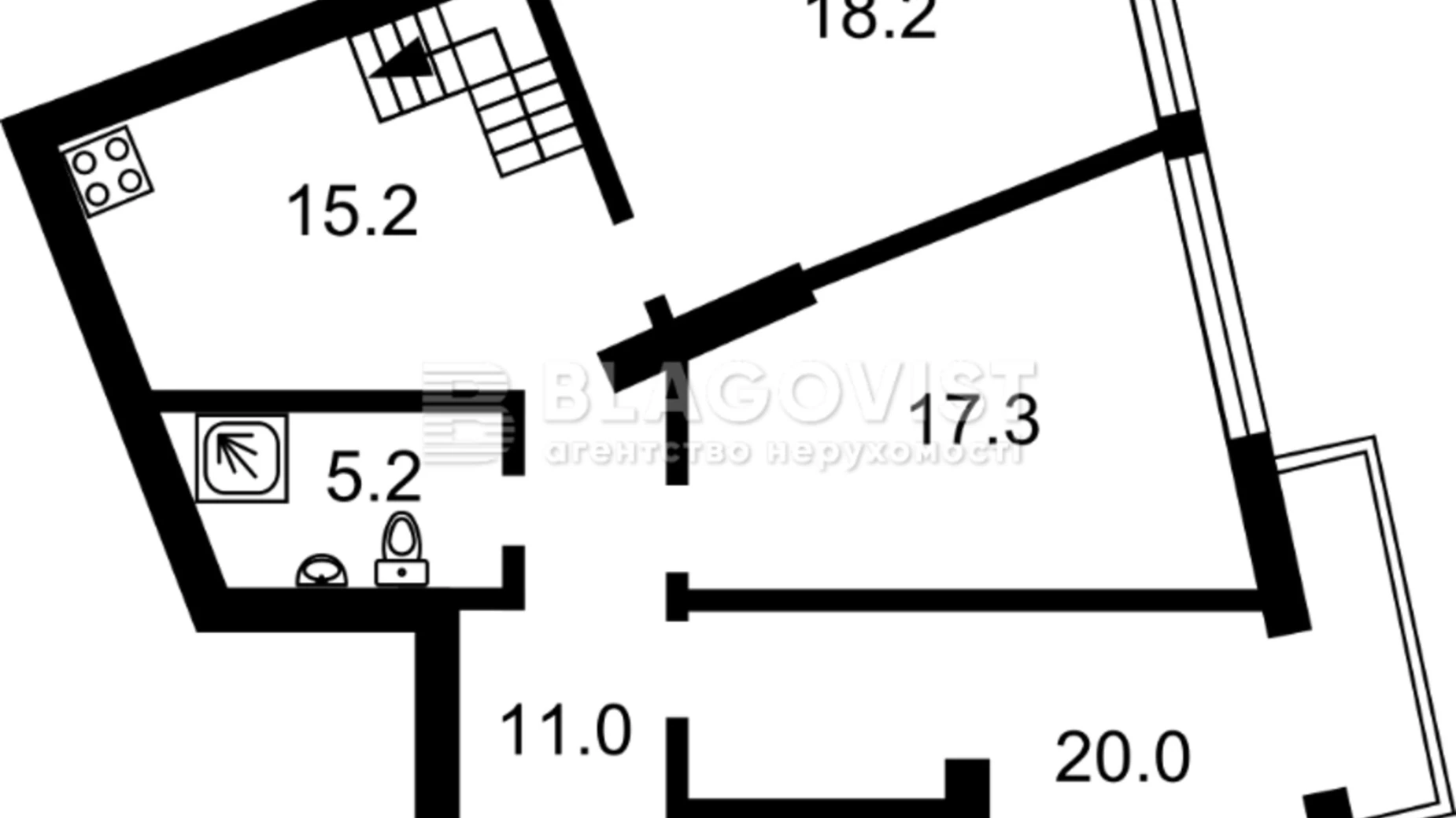 Продається 3-кімнатна квартира 183 кв. м у Києві, просп. Володимира Івасюка, 2Д