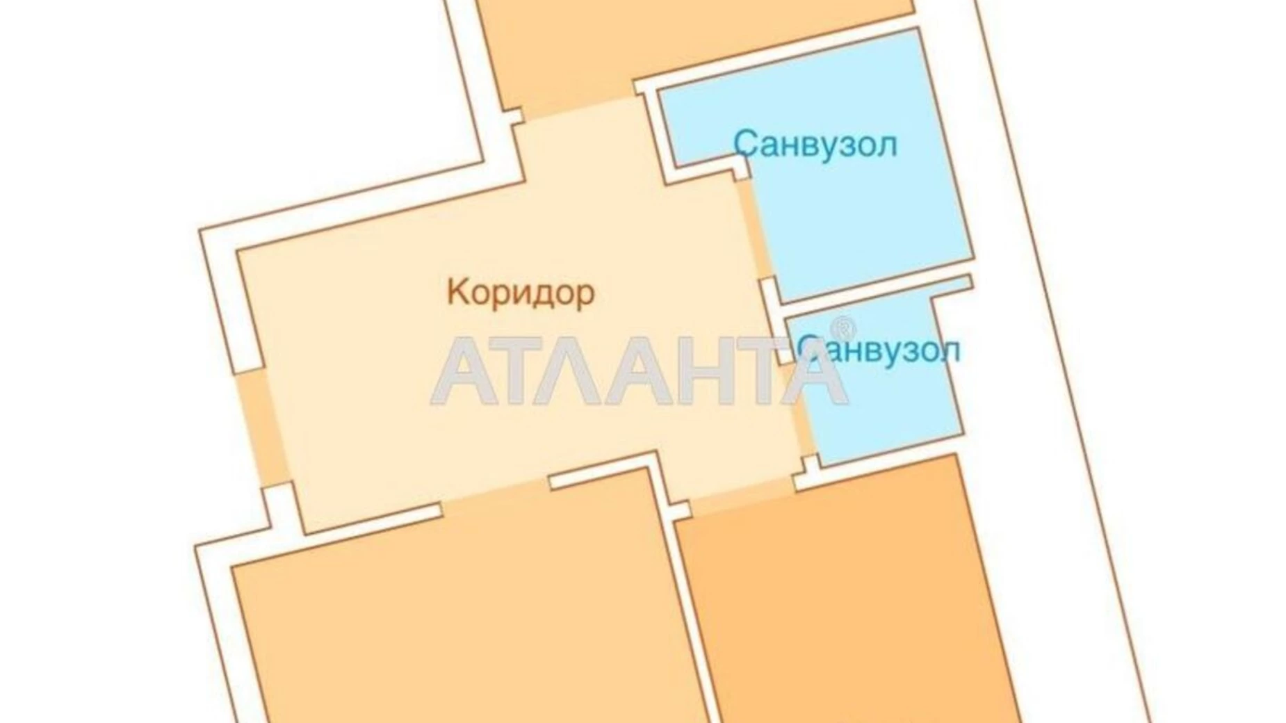 Продается 2-комнатная квартира 73.5 кв. м в Крыжановке, Николаевская дор.