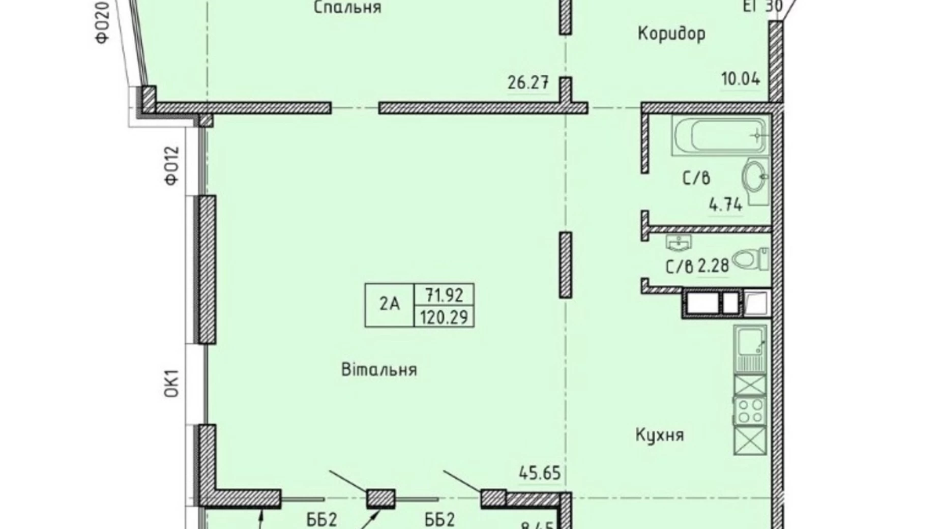 Продается 3-комнатная квартира 122 кв. м в Одессе, просп. Шевченко, 31 - фото 2