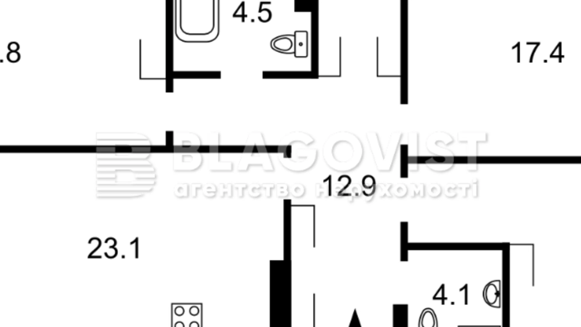 Продается 3-комнатная квартира 116 кв. м в Киеве, ул. Предславинская, 44 - фото 5