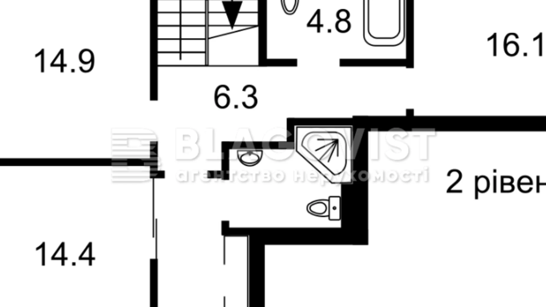 Продается 5-комнатная квартира 163 кв. м в Киеве, ул. Саперное Поле, 5