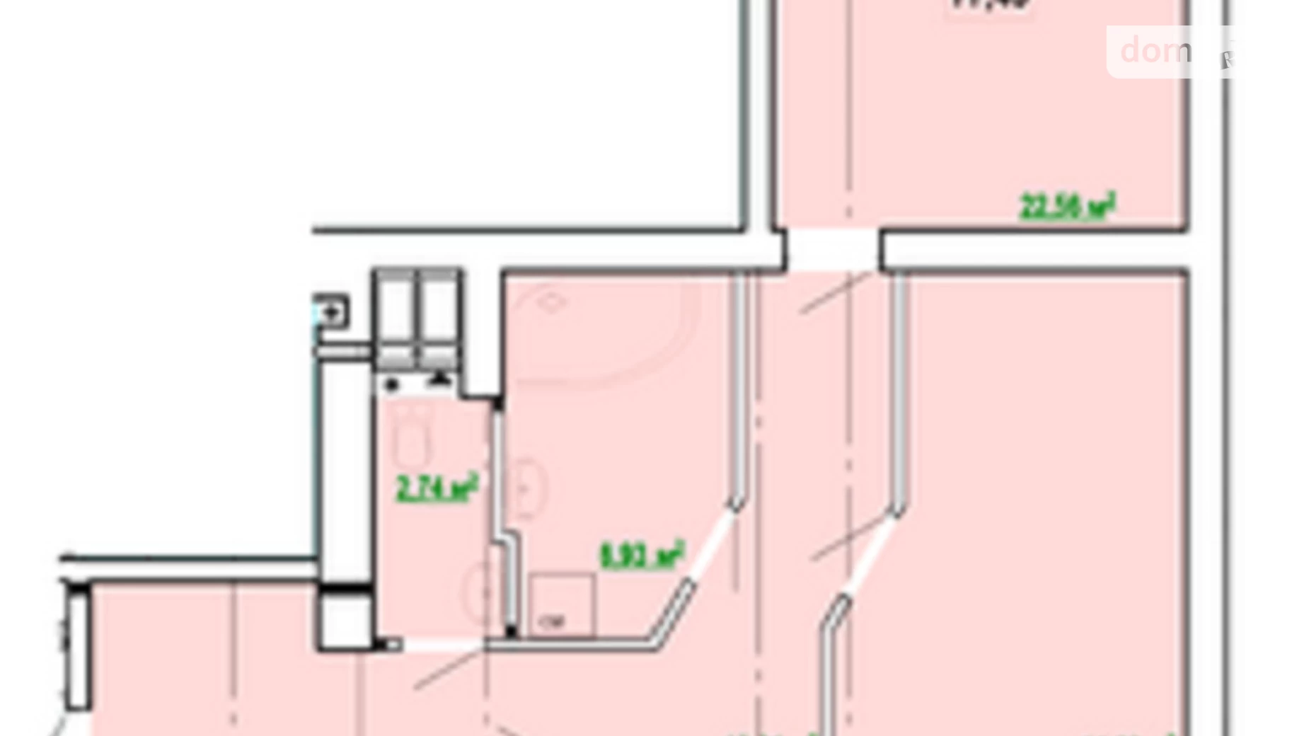 Продается 2-комнатная квартира 75 кв. м в Харькове, ул. Профессорская, 30