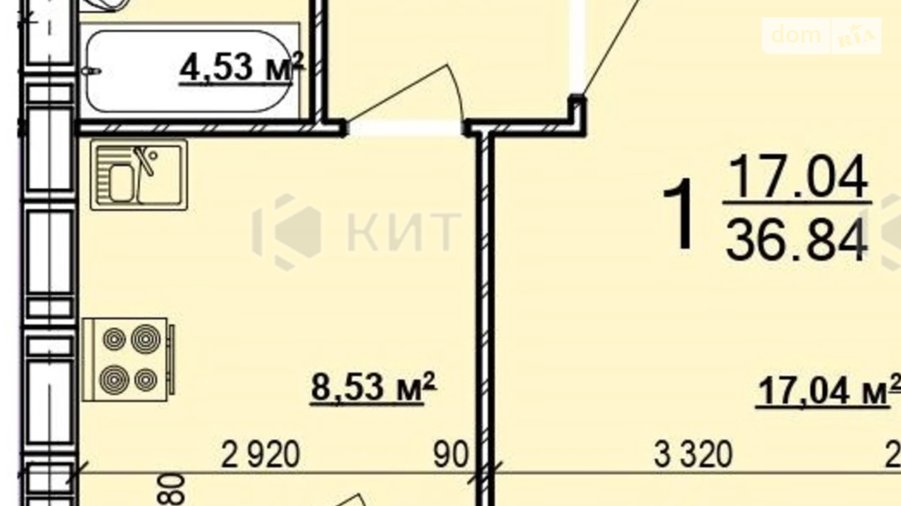 Продається 1-кімнатна квартира 36.84 кв. м у Харкові, вул. Миру, 47 - фото 5