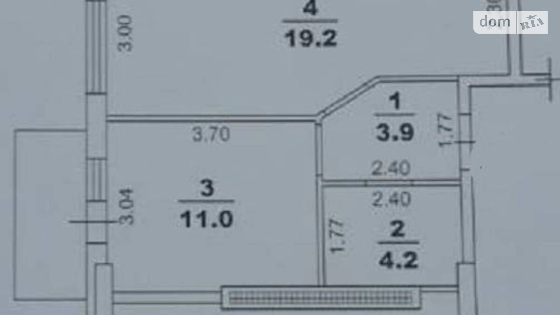 Продается 1-комнатная квартира 39.4 кв. м в Одессе, ул. Люстдорфская дорога