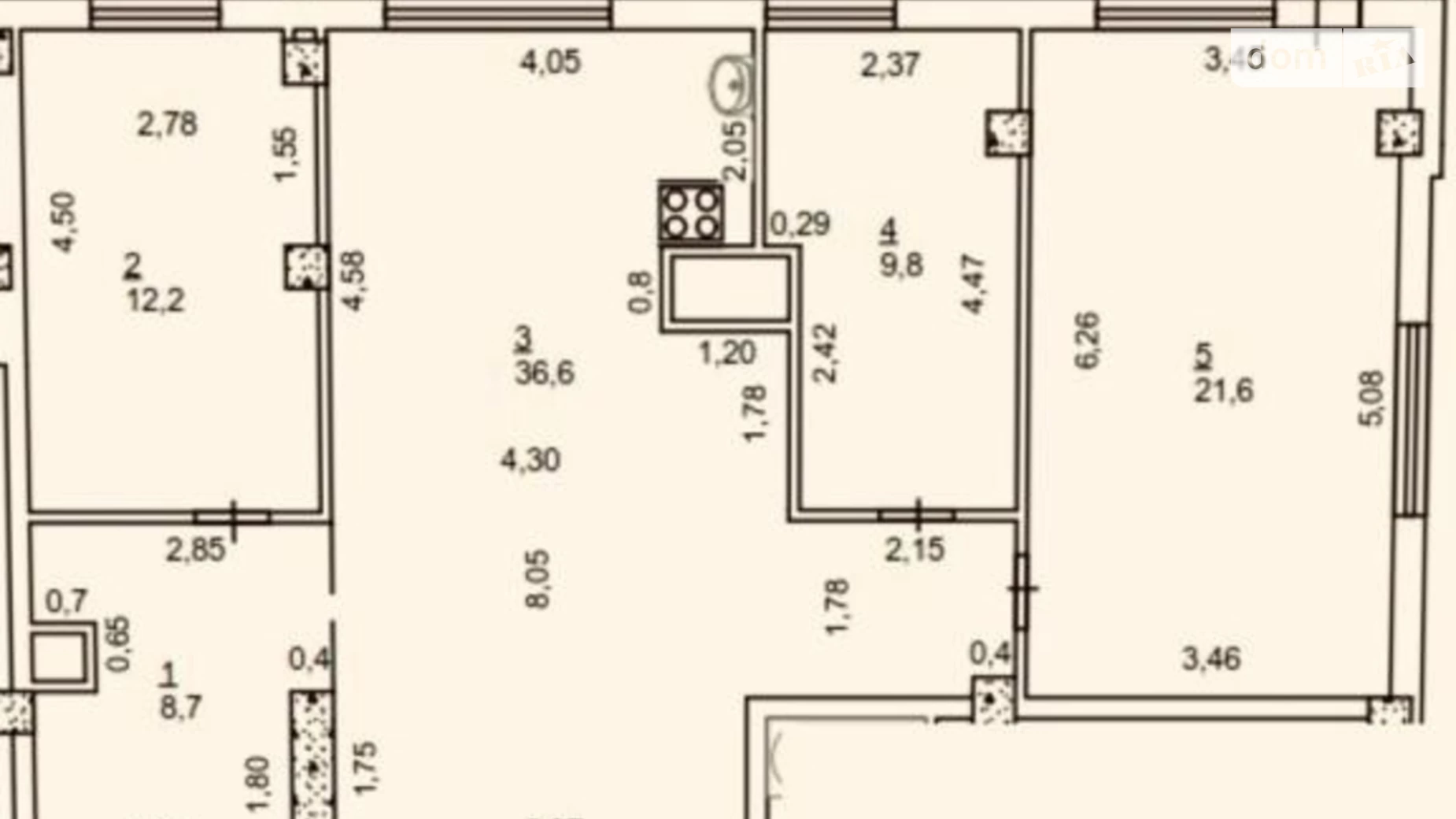 Продается 3-комнатная квартира 95 кв. м в Киеве, ул. Нагорная, 16 - фото 2