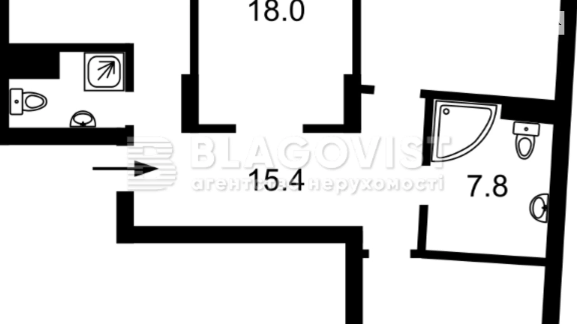 Продается 3-комнатная квартира 103 кв. м в Киеве, пер. Балтийский, 3А