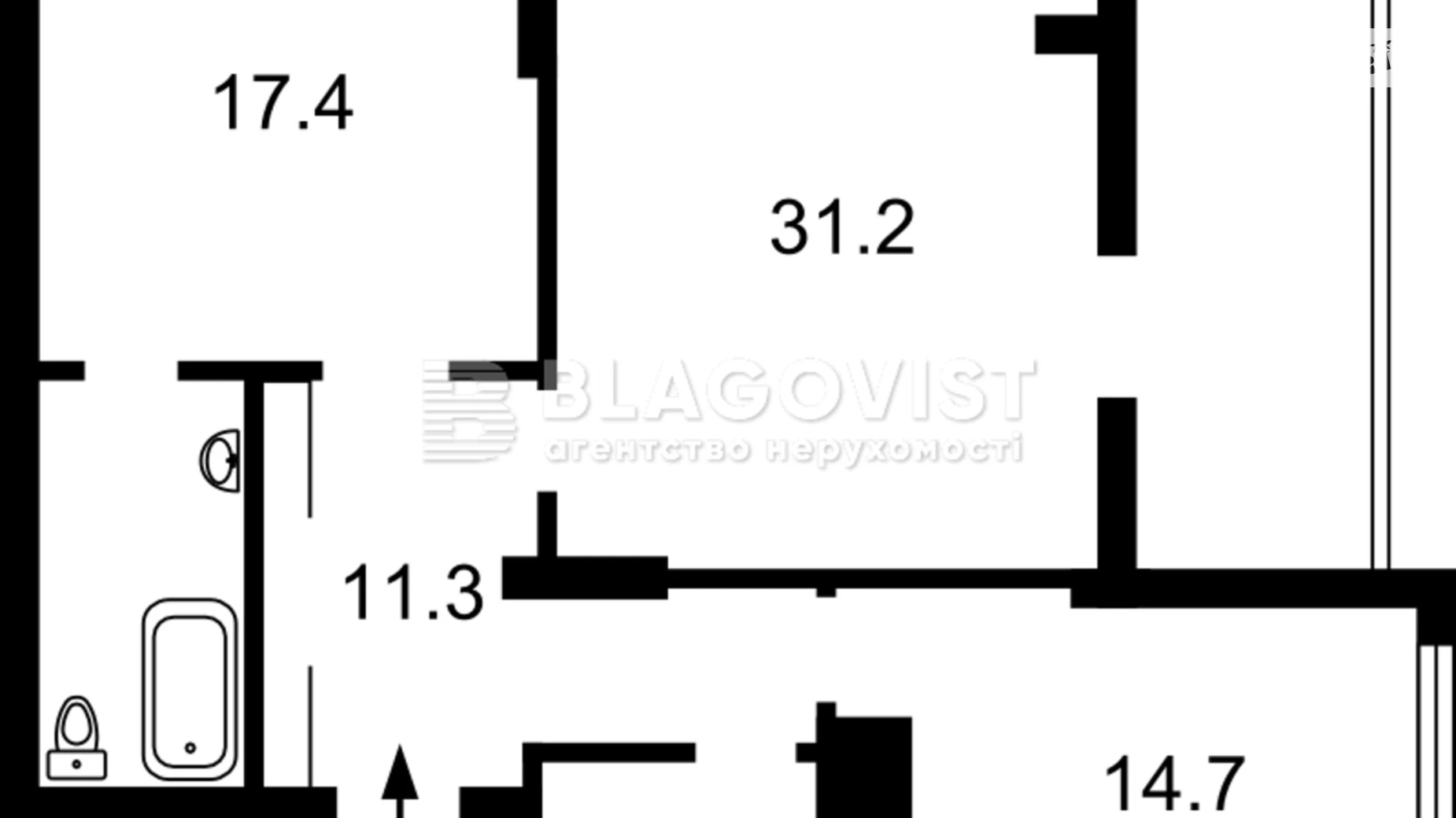 Продается 3-комнатная квартира 86 кв. м в Киеве, ул. Якуба Коласа, 2Б - фото 2