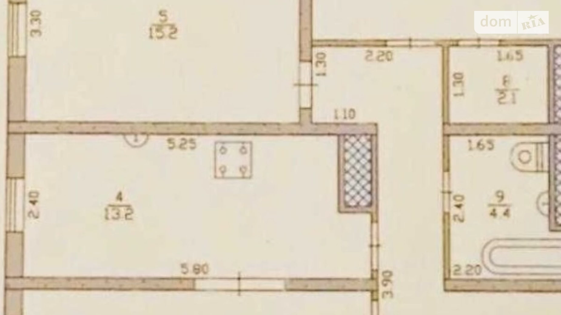 Продается 3-комнатная квартира 101 кв. м в Слобожанском, ул. 8-го Марта, 9