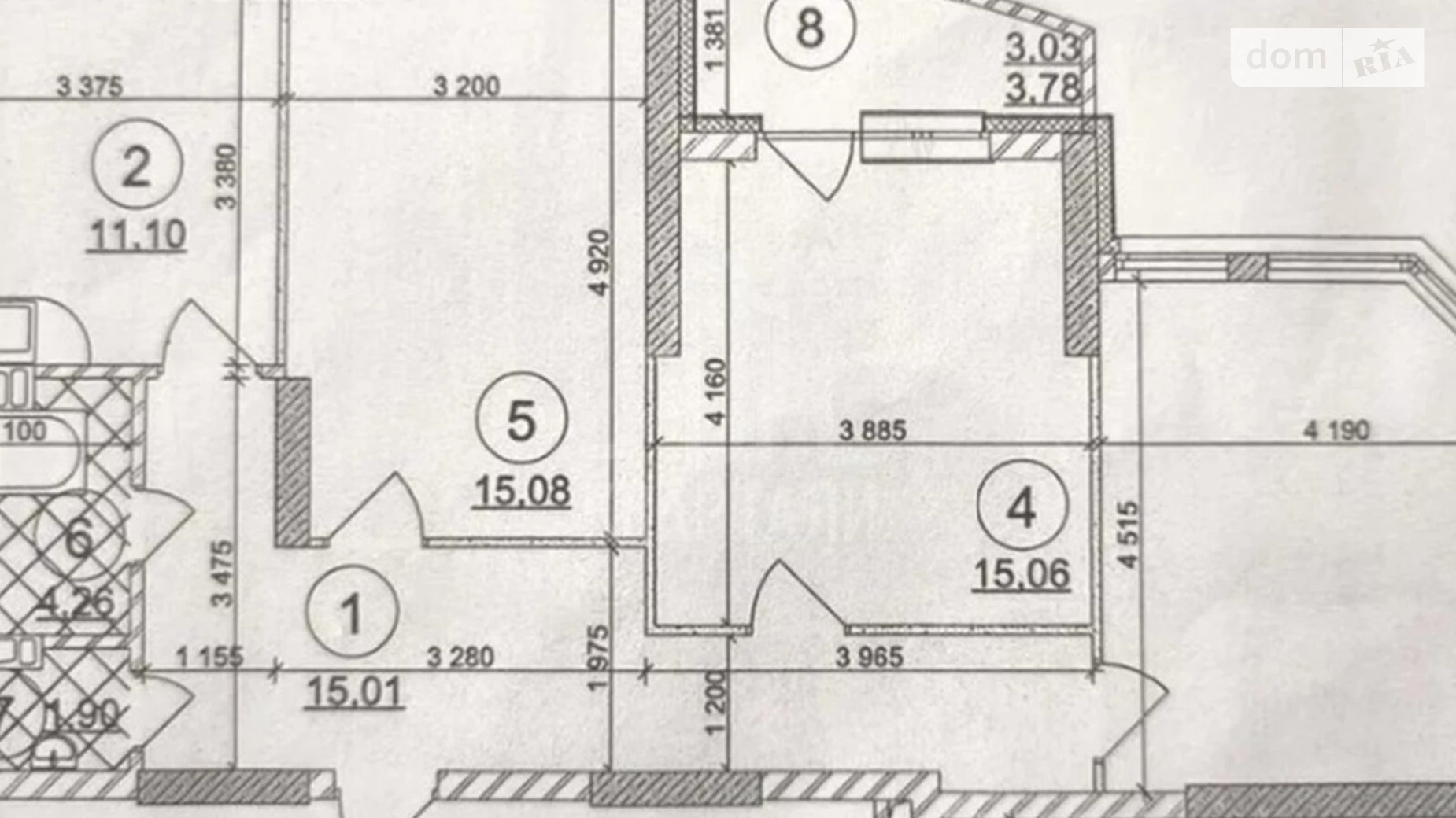 Продається 3-кімнатна квартира 86 кв. м у Києві, просп. Броварський, 1