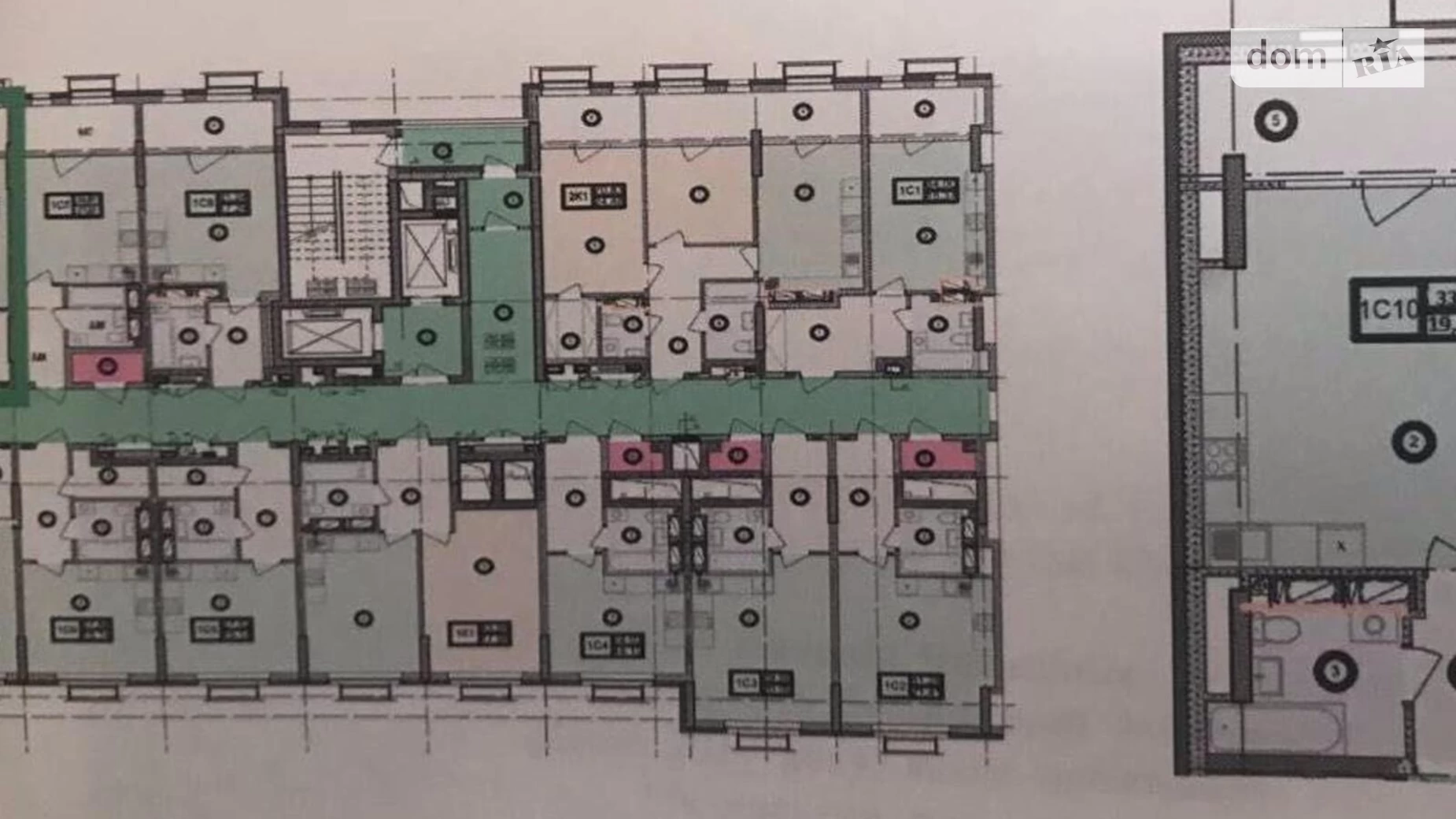 Продается 1-комнатная квартира 33 кв. м в Киеве, просп. Бажана Николая, 17