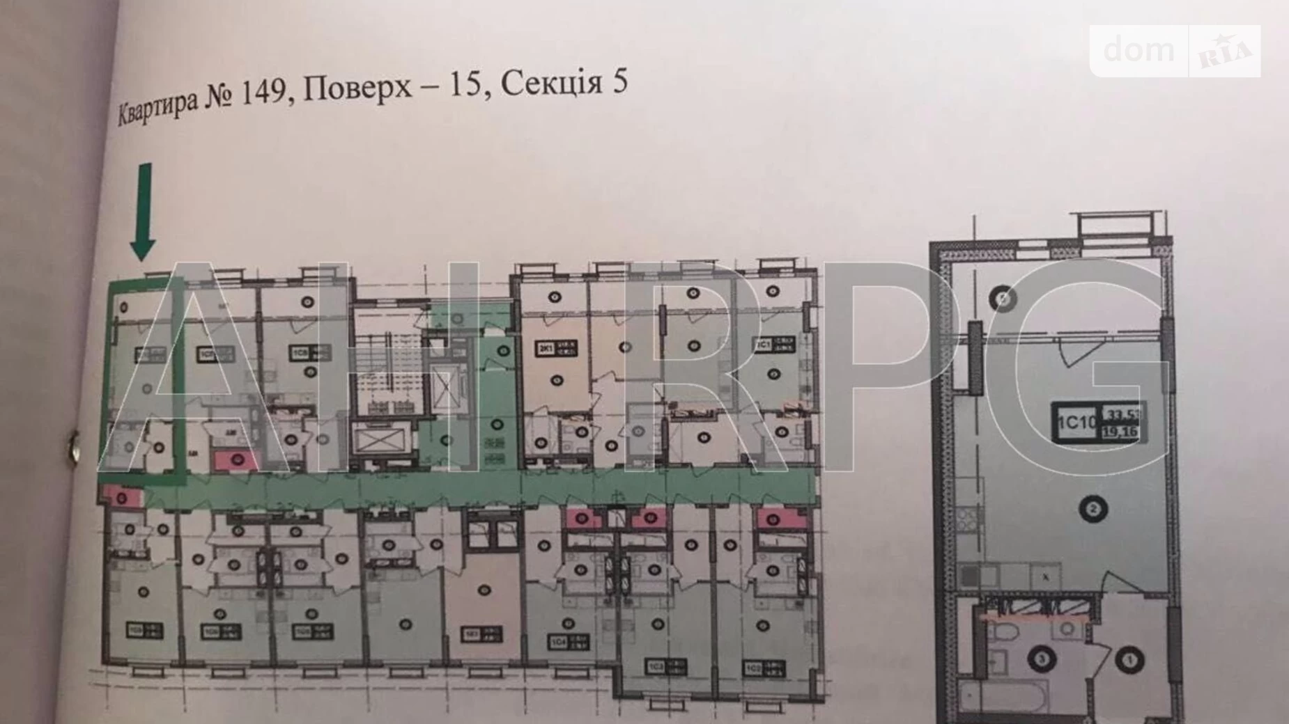 Продается 1-комнатная квартира 33 кв. м в Киеве, просп. Николая  Бажана, 17 - фото 4