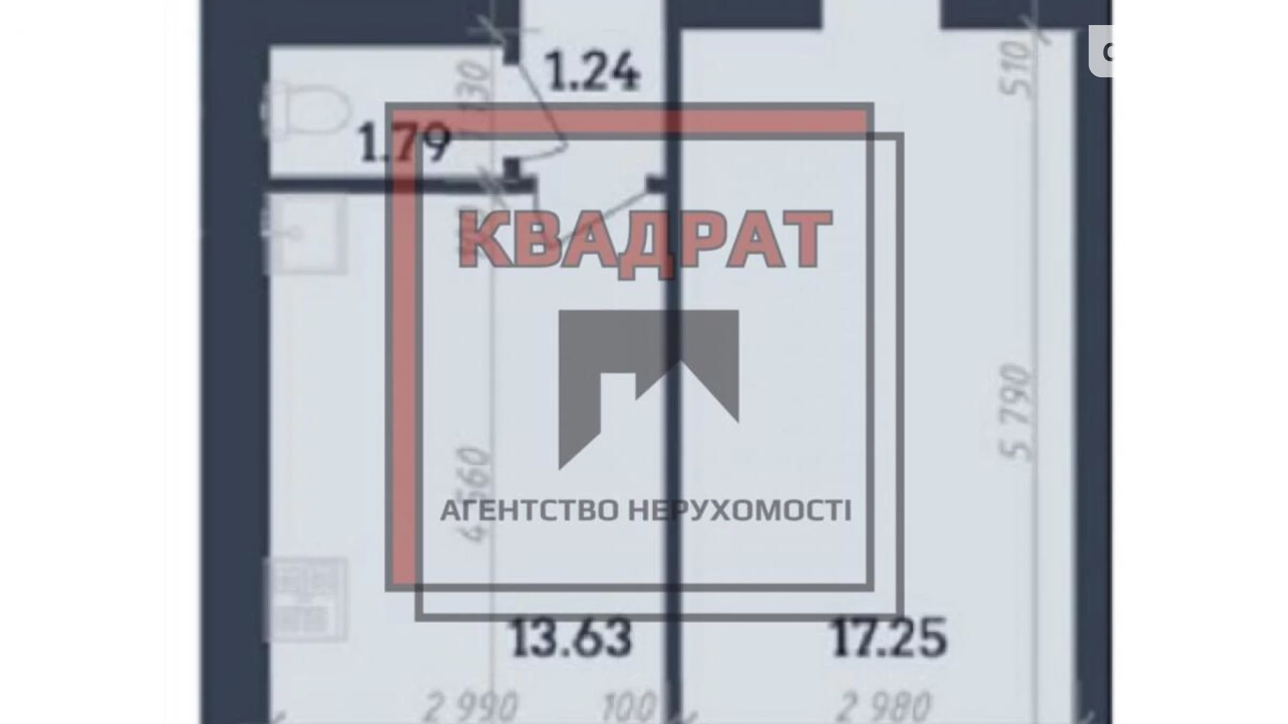 Продается 1-комнатная квартира 51 кв. м в Полтаве, ул. Олександра Оксанченка(Степного Фронта)