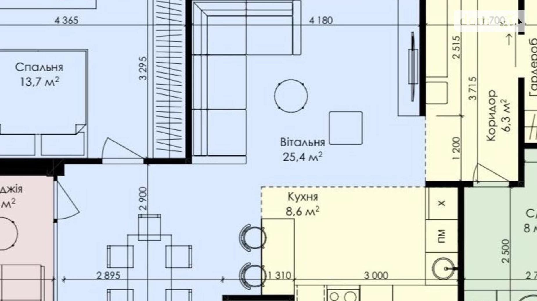 Продається 1-кімнатна квартира 67 кв. м у Києві, вул. Нагірна, 18/16 - фото 3