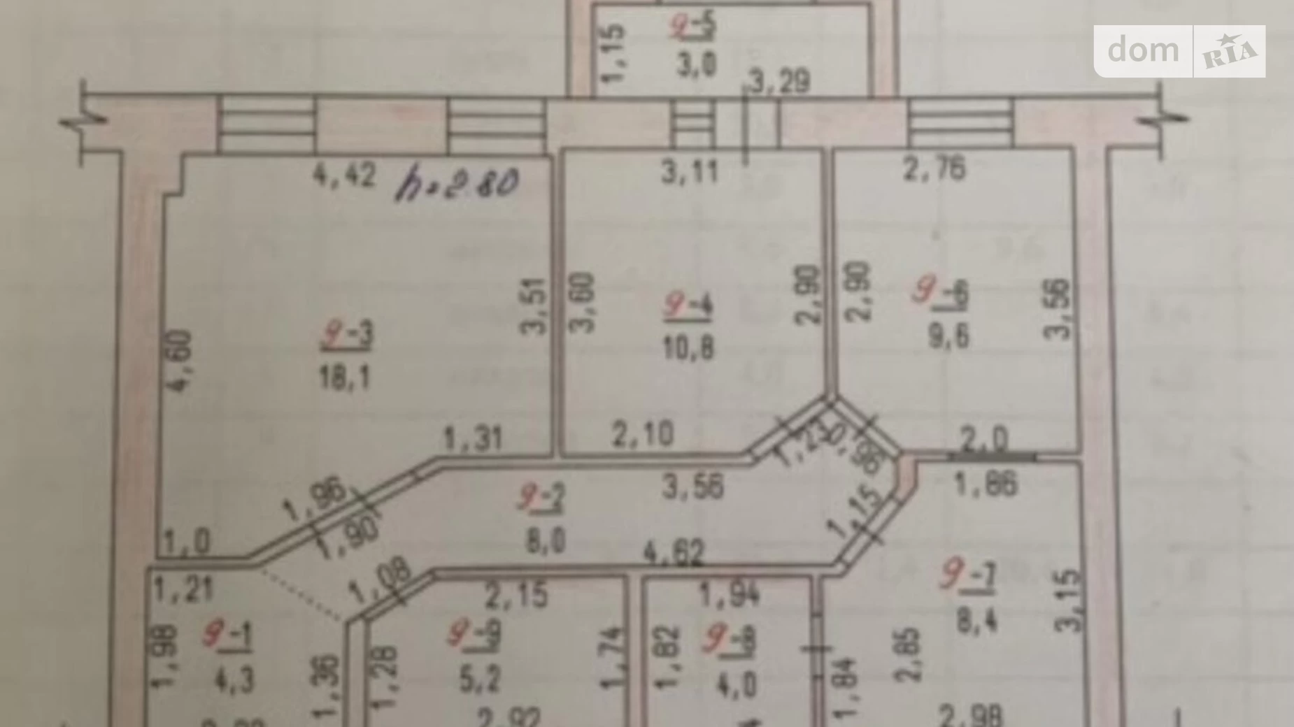 Продается 3-комнатная квартира 72 кв. м в Одессе, ул. Пастера