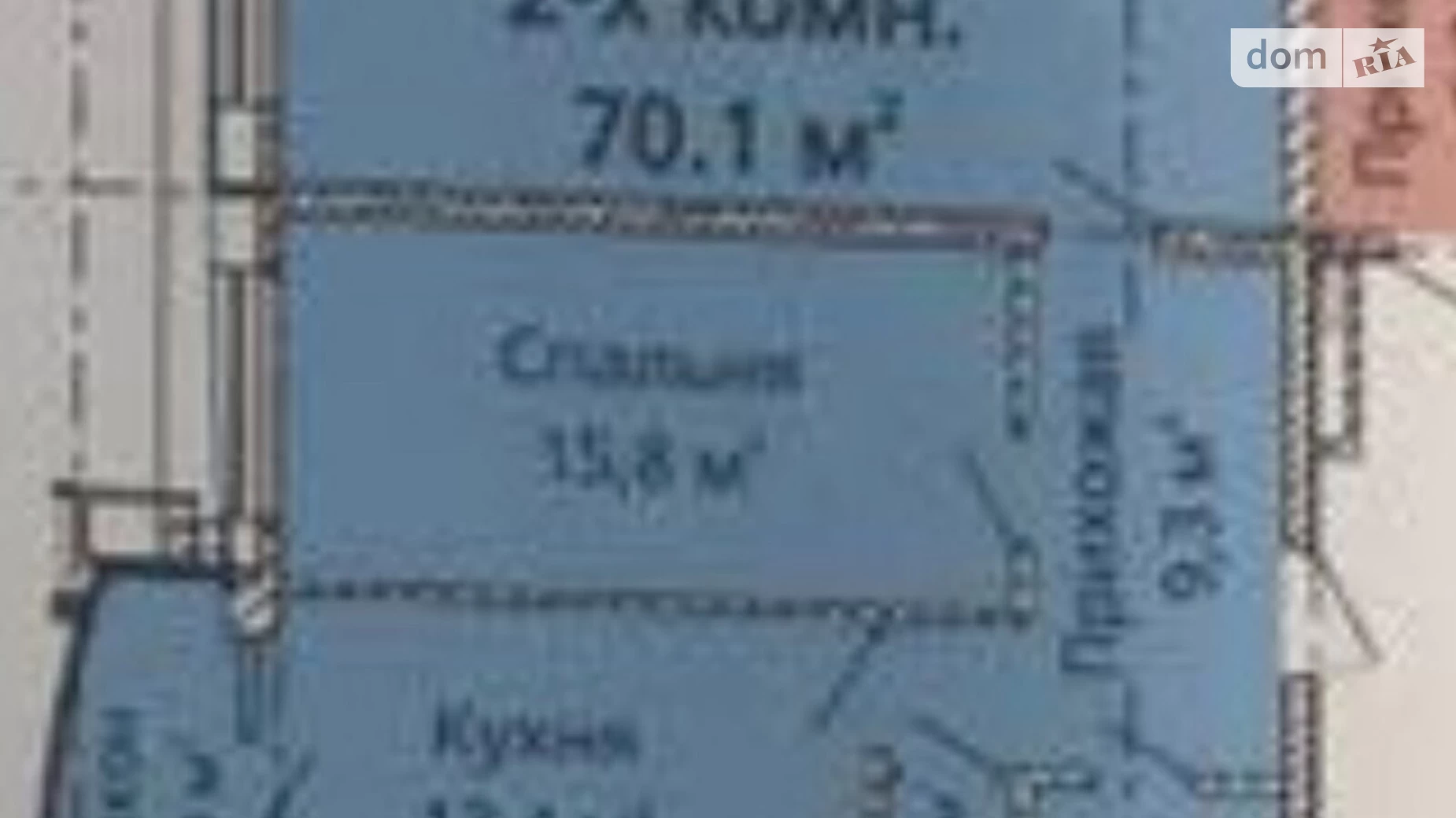 Продається 2-кімнатна квартира 74 кв. м у Одесі, просп. Гагаріна, 19