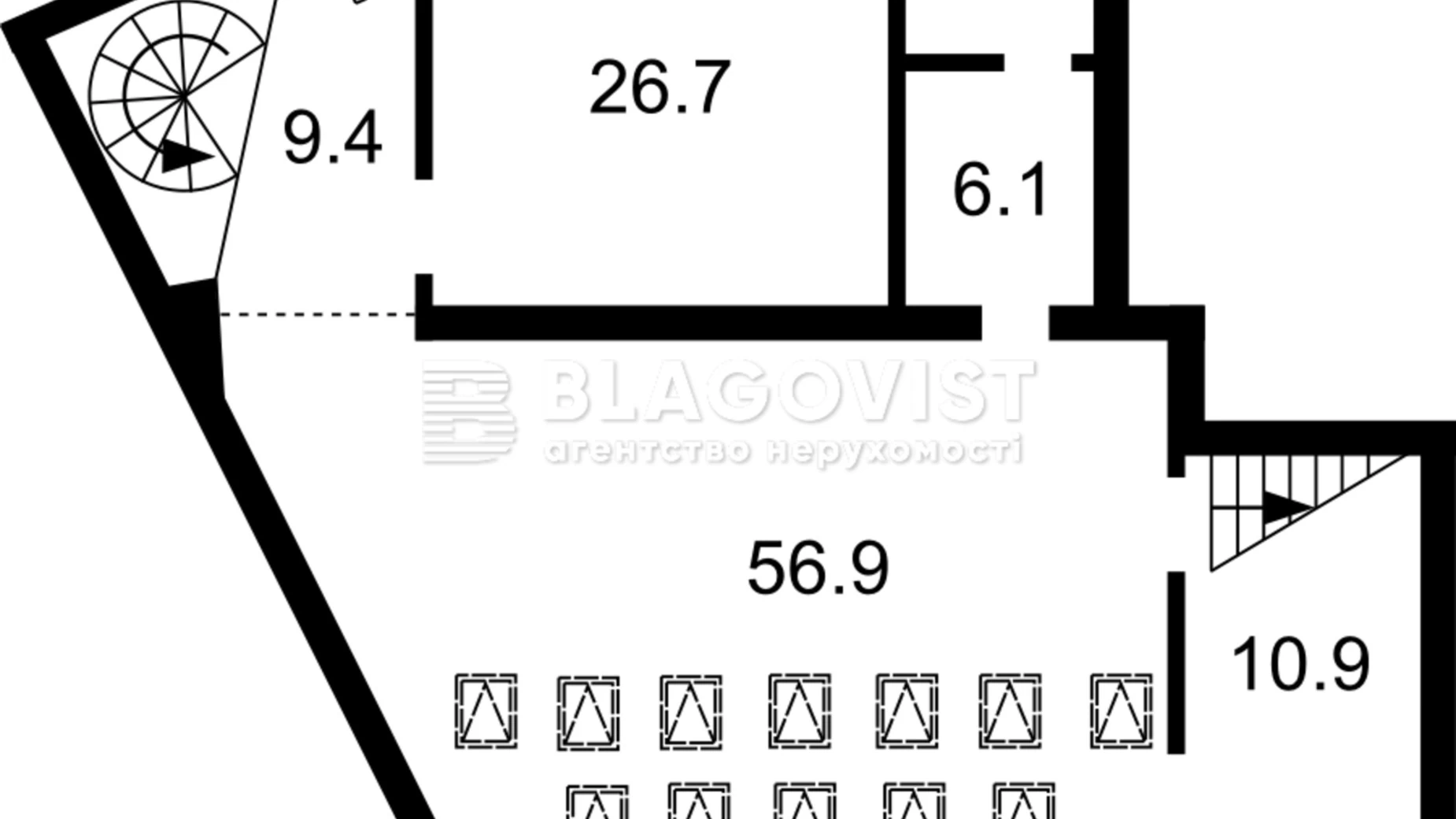 Продається 6-кімнатна квартира 371 кв. м у Києві, вул. Костянтинівська, 1