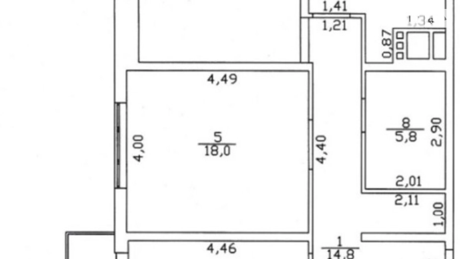 Продается 3-комнатная квартира 93 кв. м в Одессе, ул. Среднефонтанская, 35