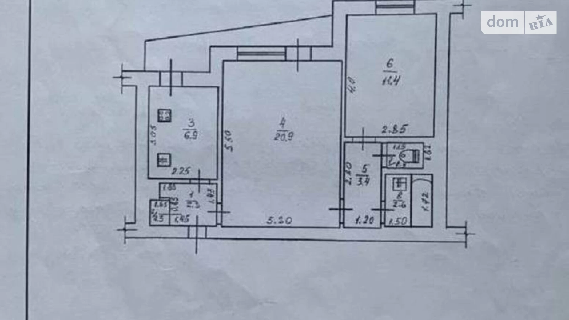 Продається 2-кімнатна квартира 50 кв. м у Одесі, вул. Академіка Корольова