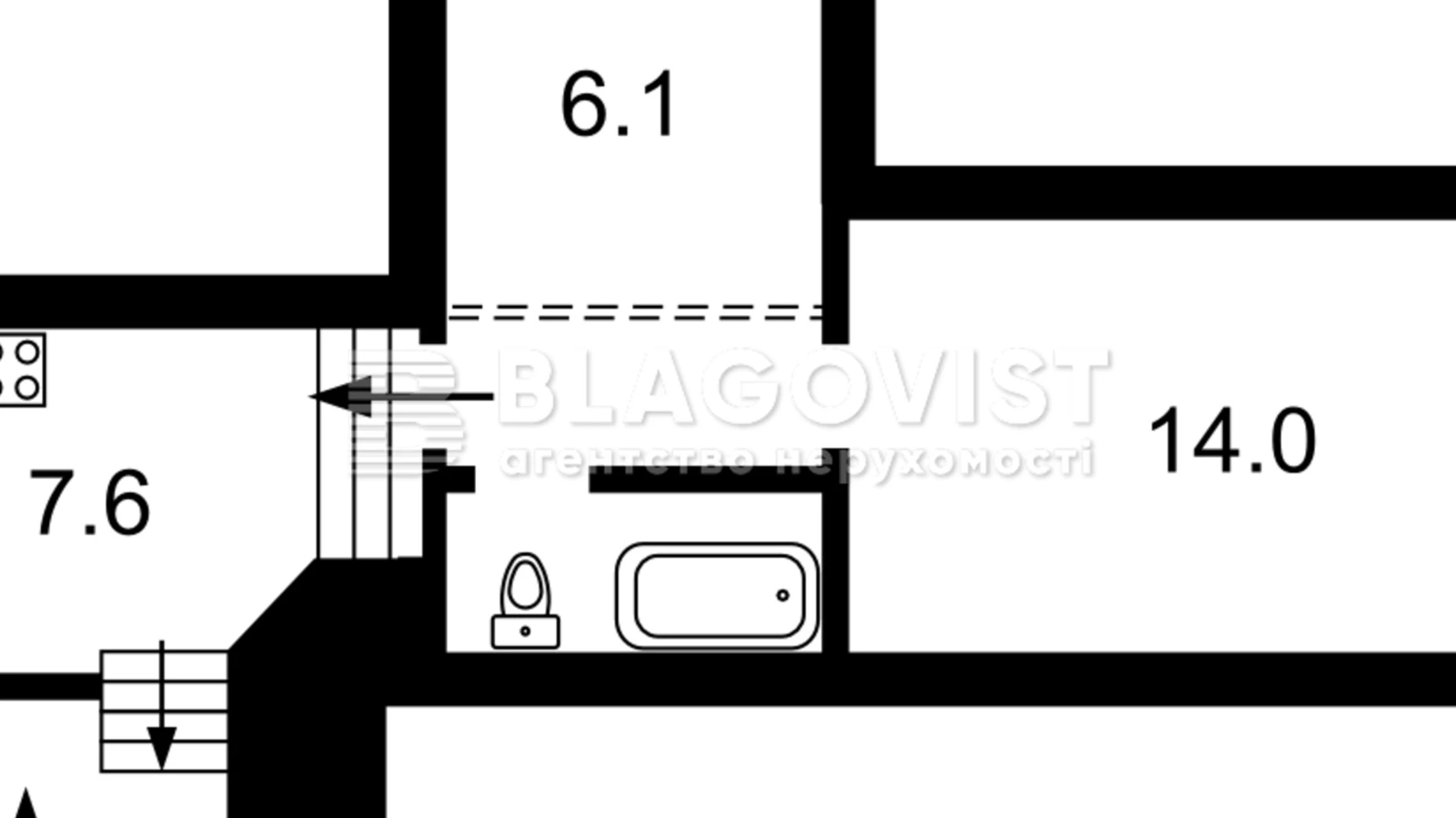 Продается 2-комнатная квартира 34 кв. м в Киеве, ул. Лютеранская, 15 - фото 3