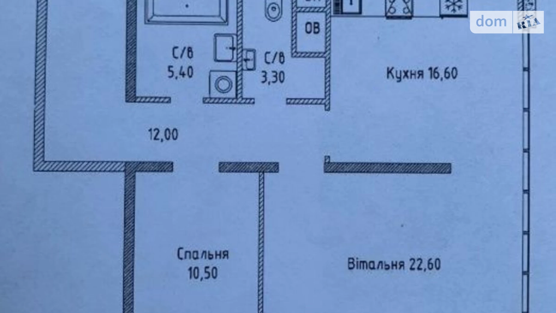 Продається 2-кімнатна квартира 70 кв. м у Одесі, плато Гагарінське, 4 - фото 2