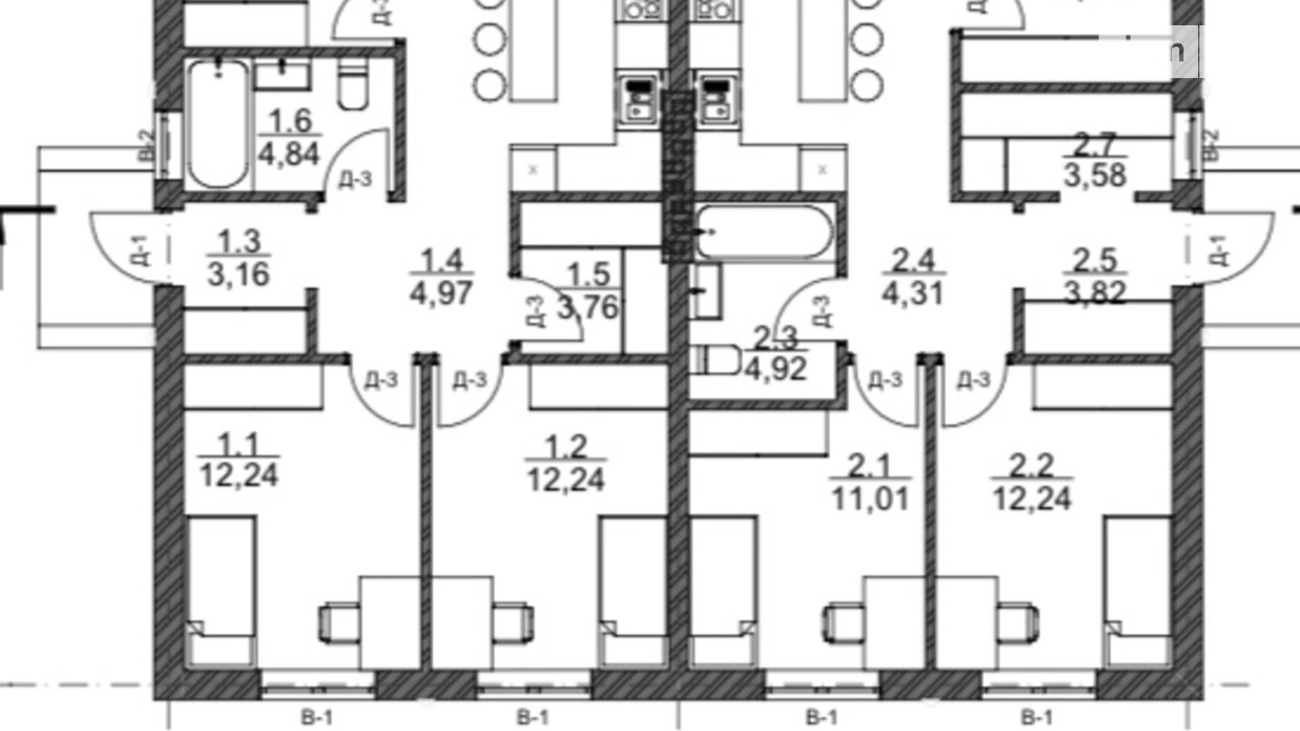 Продається 2-кімнатна квартира 73 кв. м у Рівному, вул. Кулика і Гудачека(Макарова)