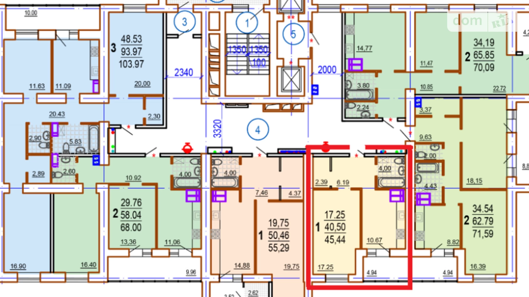 Продается 1-комнатная квартира 45.4 кв. м в Харькове, ул. Шекспира, 13