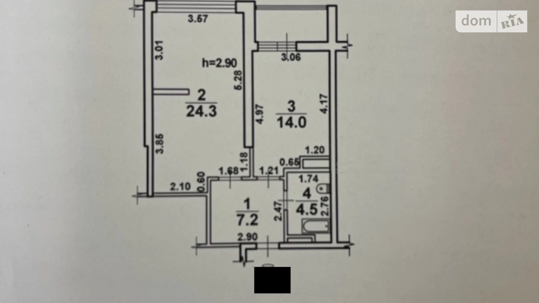 Продається 1-кімнатна квартира 52 кв. м у Одесі, бул. Французький, 26/1