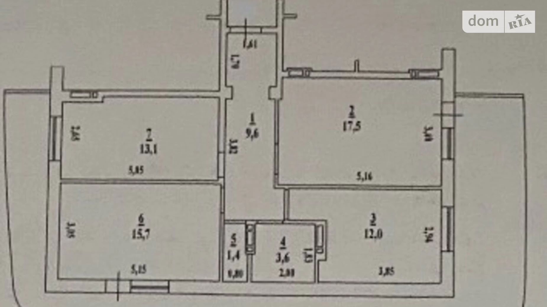 Продается 3-комнатная квартира 90 кв. м в Одессе, пер. Топольского - фото 2