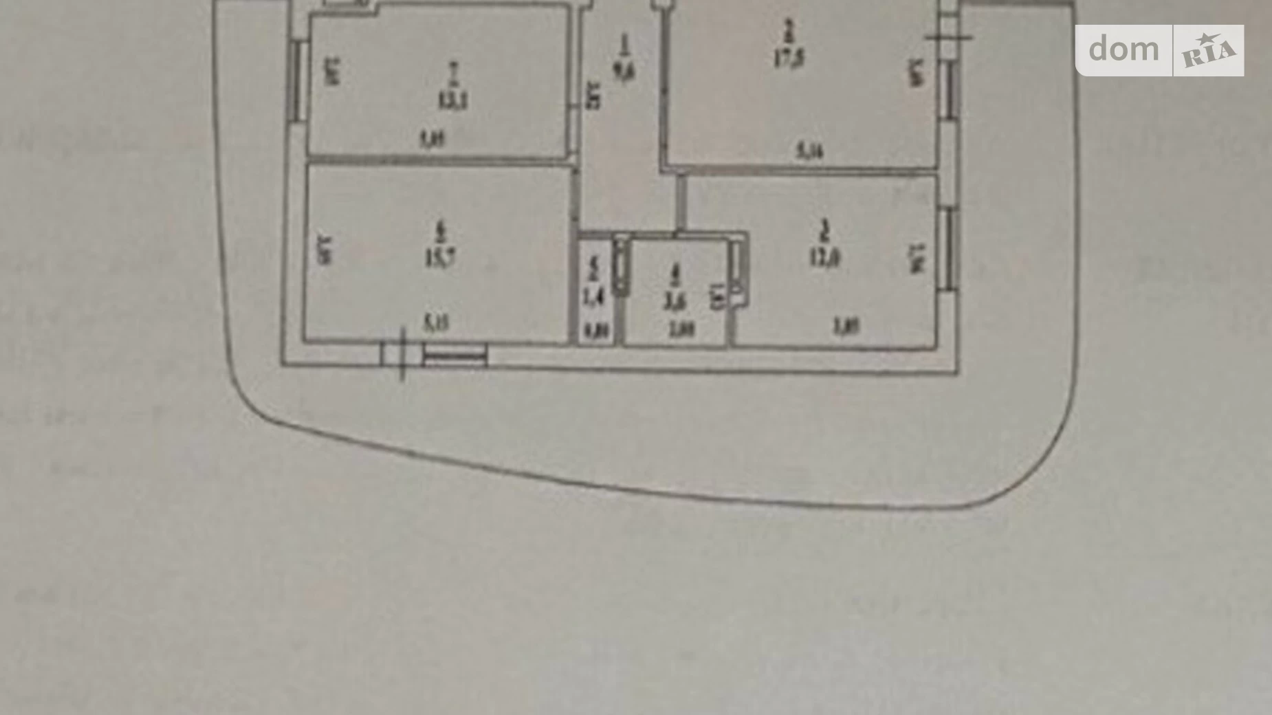 Продається 3-кімнатна квартира 80 кв. м у Одесі, пров. Тополиний