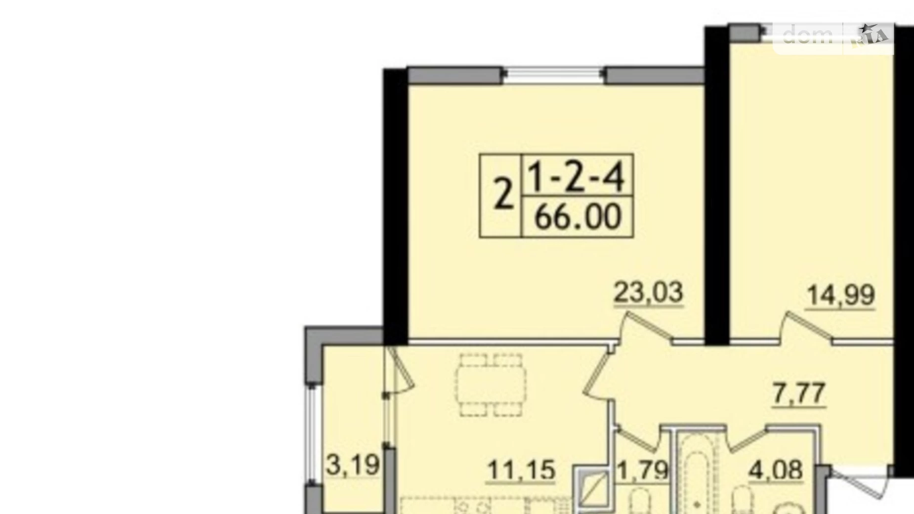 Продается 2-комнатная квартира 58 кв. м в Одессе, ул. Академика Сахарова