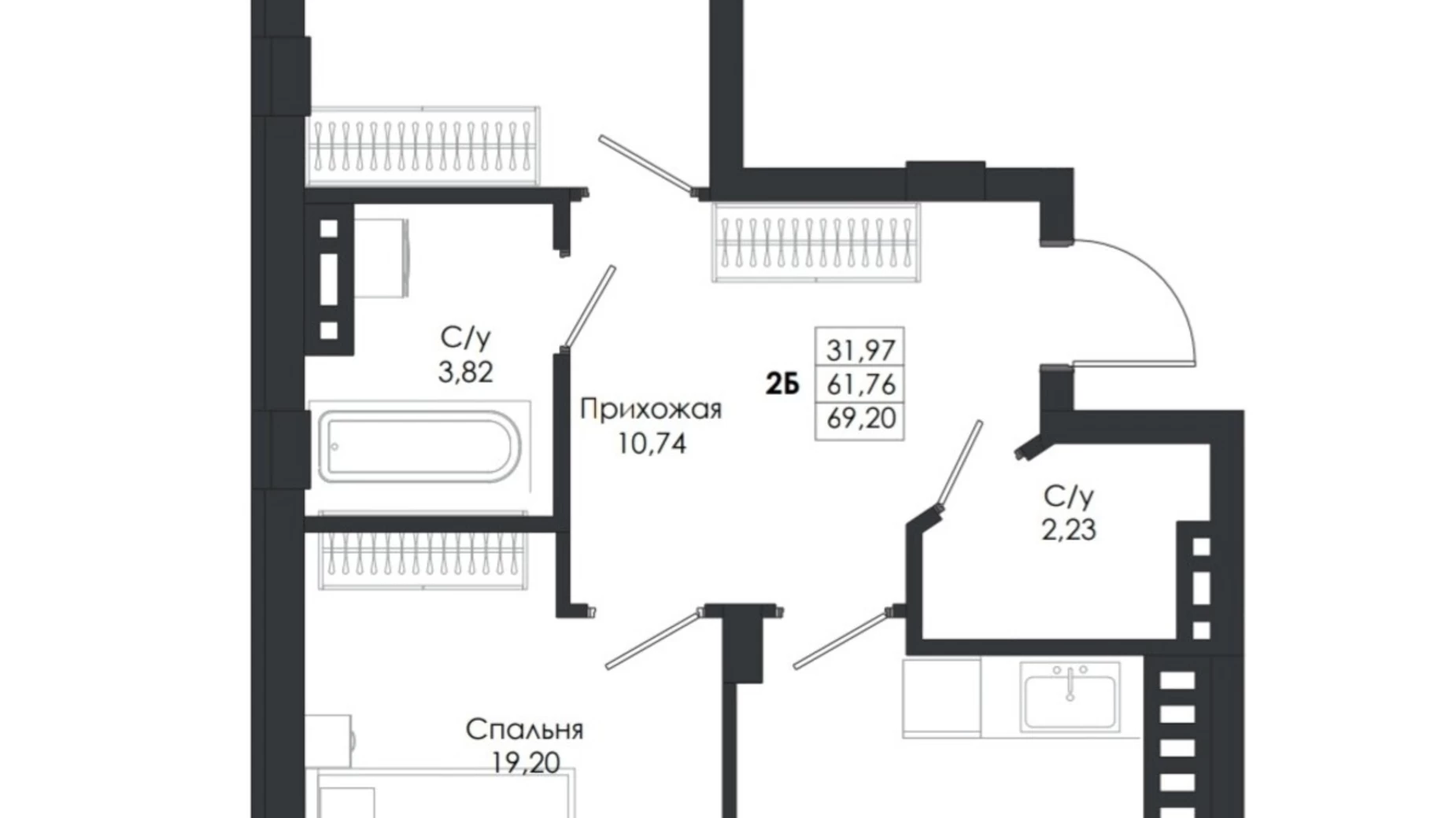 Продается 2-комнатная квартира 73 кв. м в Одессе, Николаевская дор., 3Г