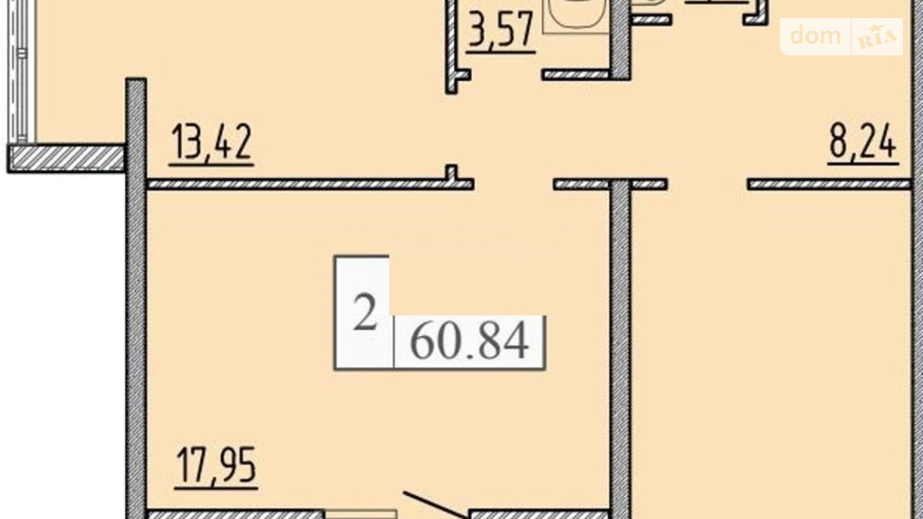 Продается 2-комнатная квартира 60 кв. м в Одессе, ул. Жемчужная - фото 4