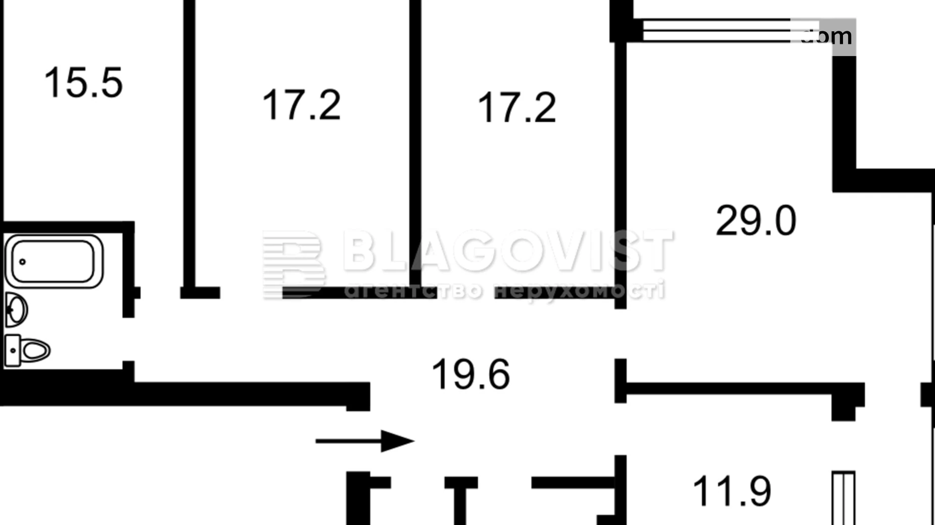 Продается 4-комнатная квартира 125 кв. м в Киеве, просп. Правды, 41А