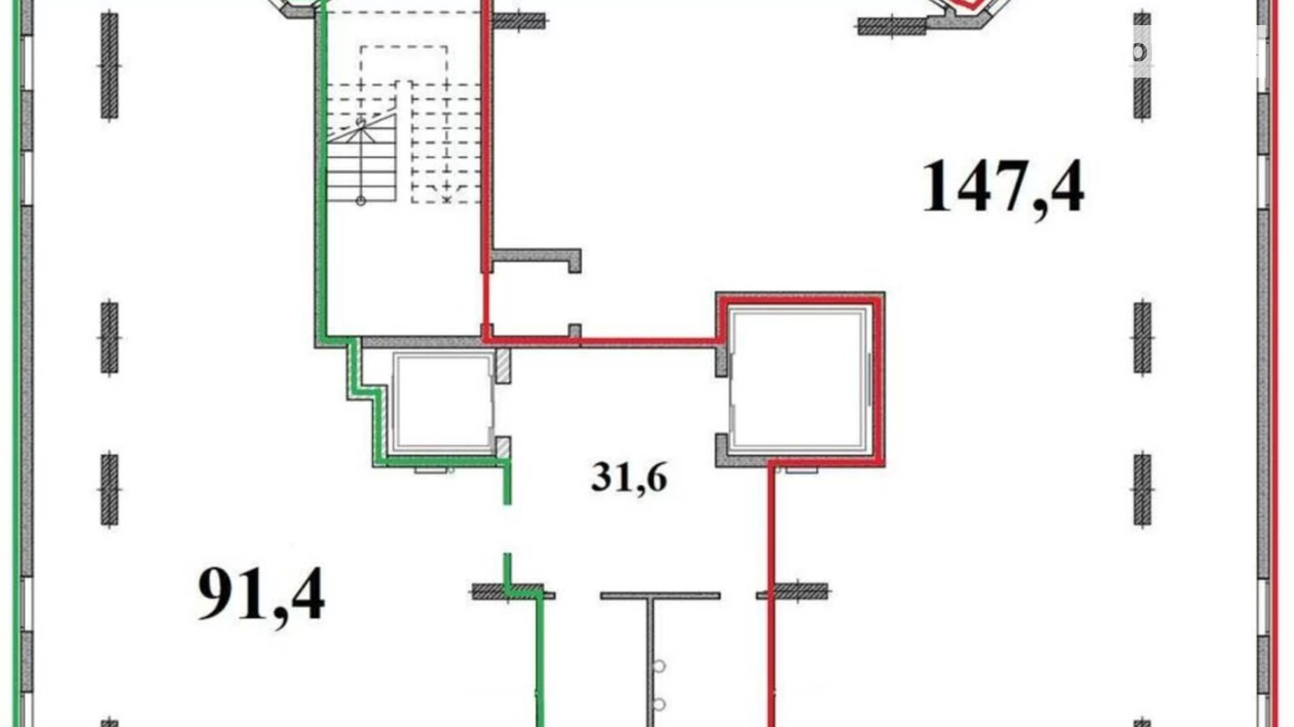 Сдается в аренду офис 107 кв. м в бизнес-центре, цена: 2860 $ - фото 2