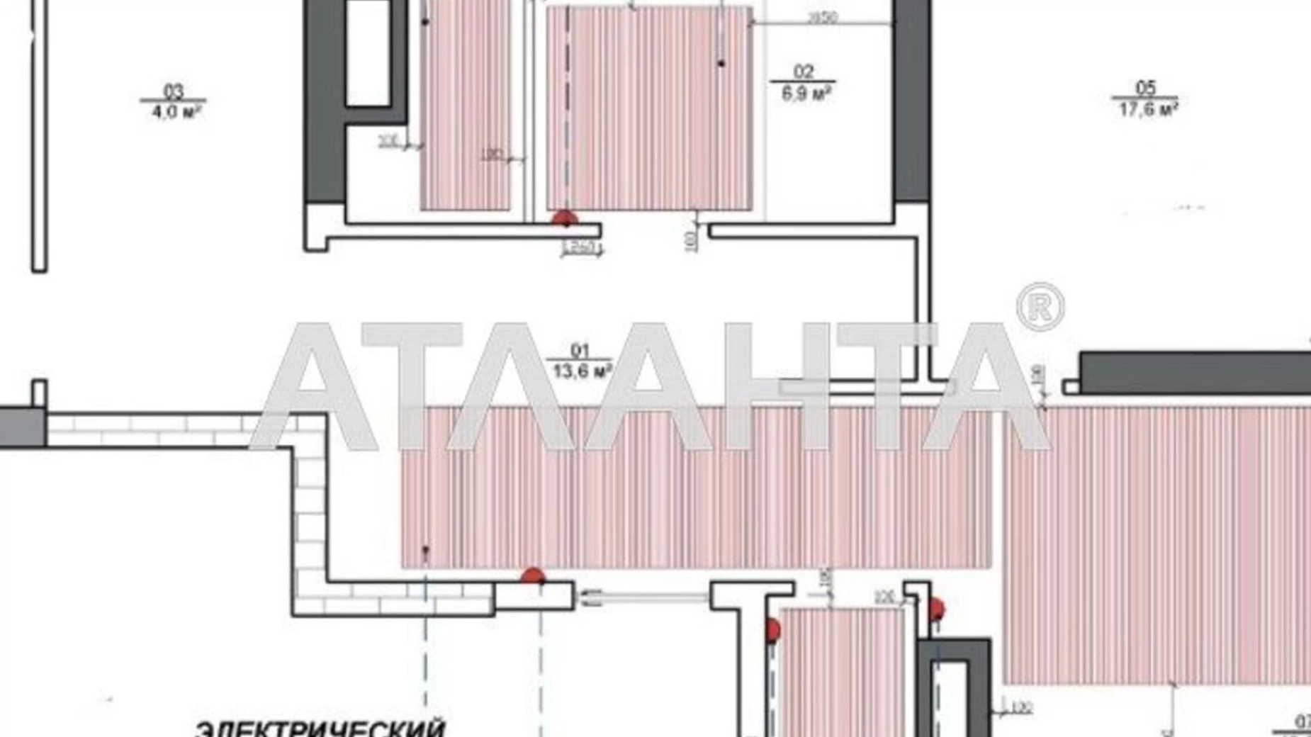 Продається 2-кімнатна квартира 74.5 кв. м у Одесі, вул. Генуезька