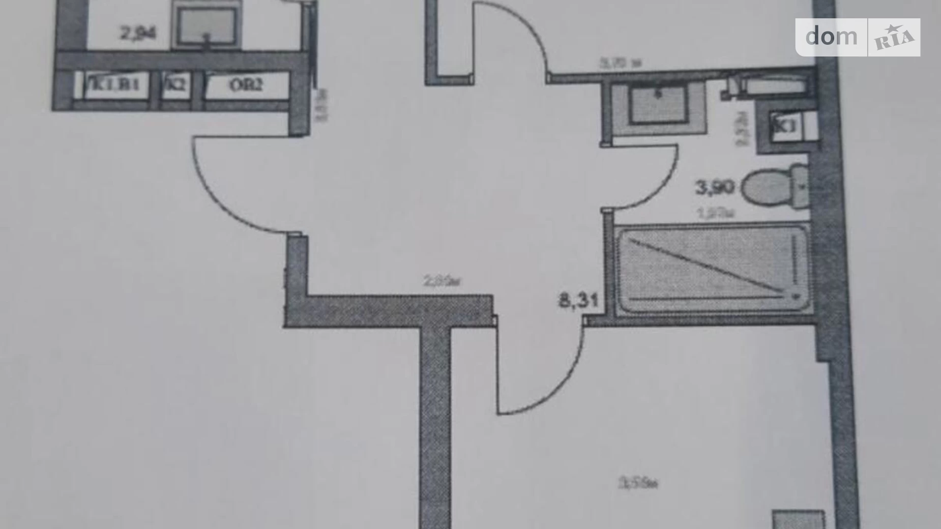 Продается 2-комнатная квартира 67 кв. м в Киеве, ул. Степана Руданского, 9А