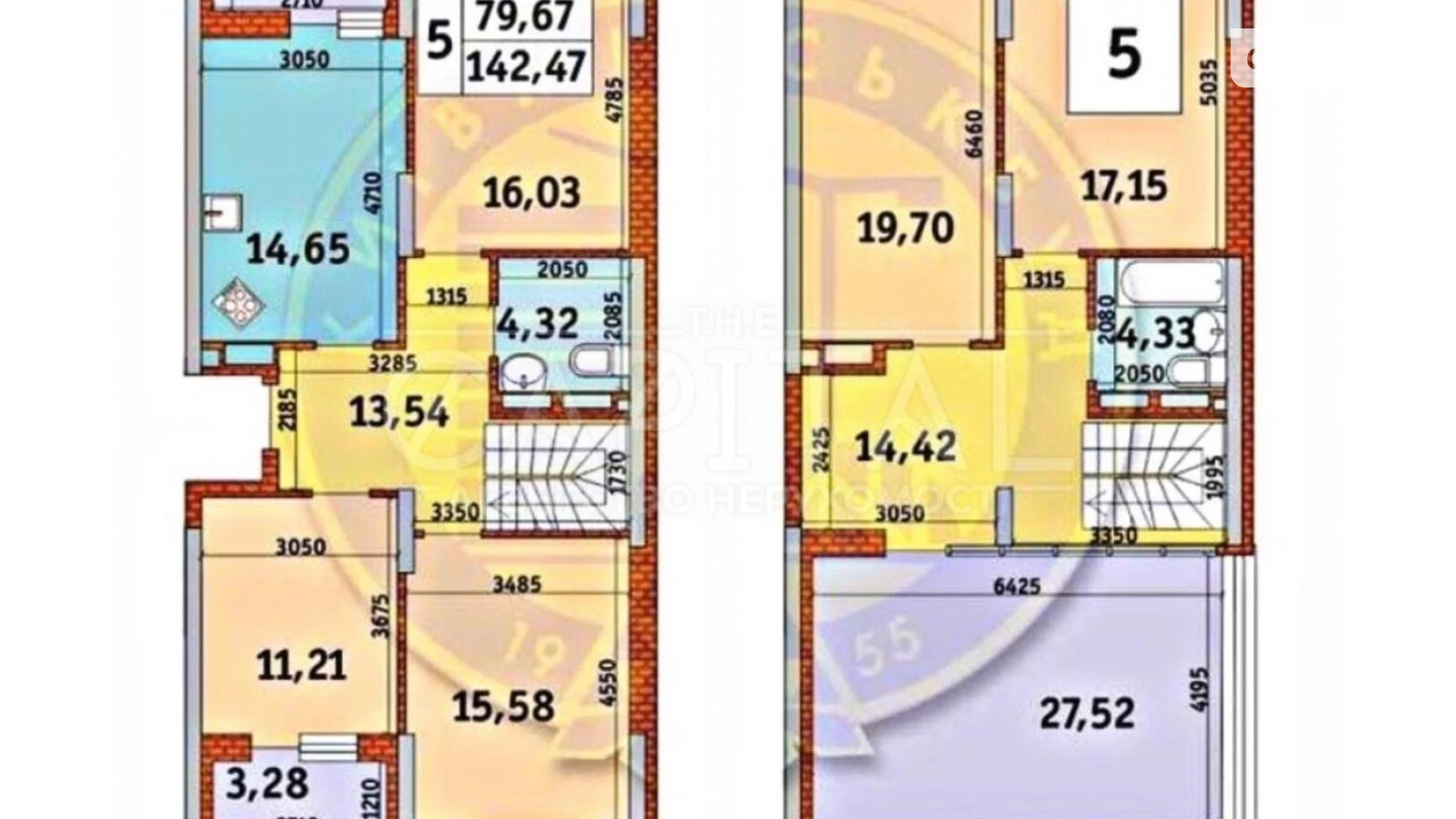 Продается 5-комнатная квартира 143 кв. м в Киеве, ул. Каховская - фото 5