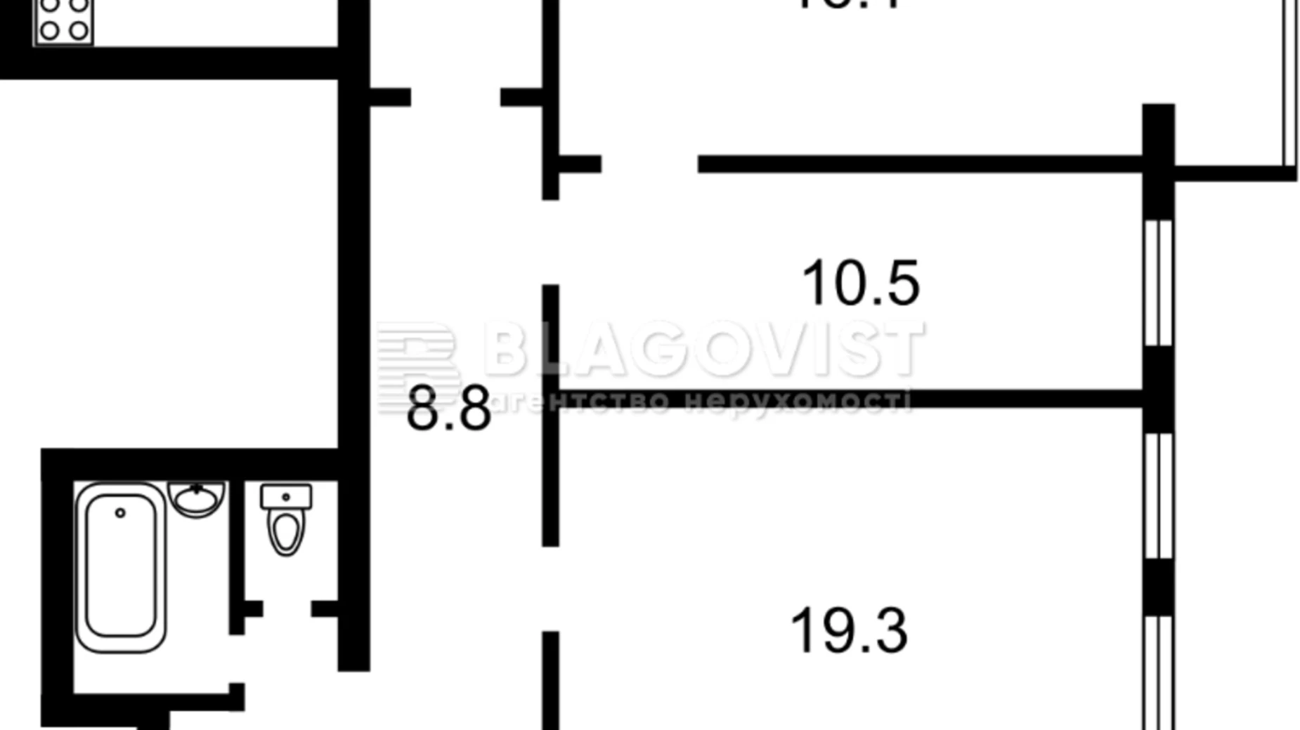 Продается 3-комнатная квартира 72 кв. м в Киеве, ул. Рейтарская, 35А - фото 2