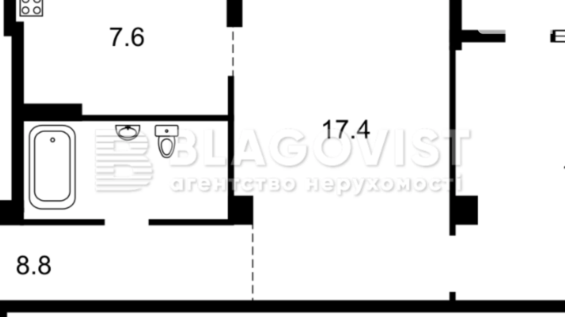 Продається 2-кімнатна квартира 58 кв. м у Києві, вул. Освіти, 16