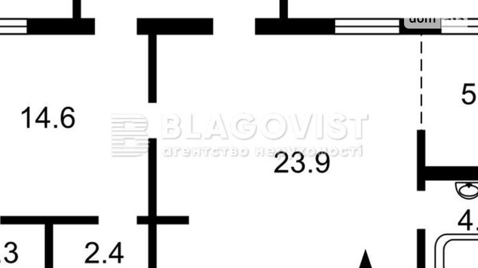 Продается 2-комнатная квартира 55 кв. м в Киеве, ул. Гетмана Павла Скоропадского(Льва Толстого), 23