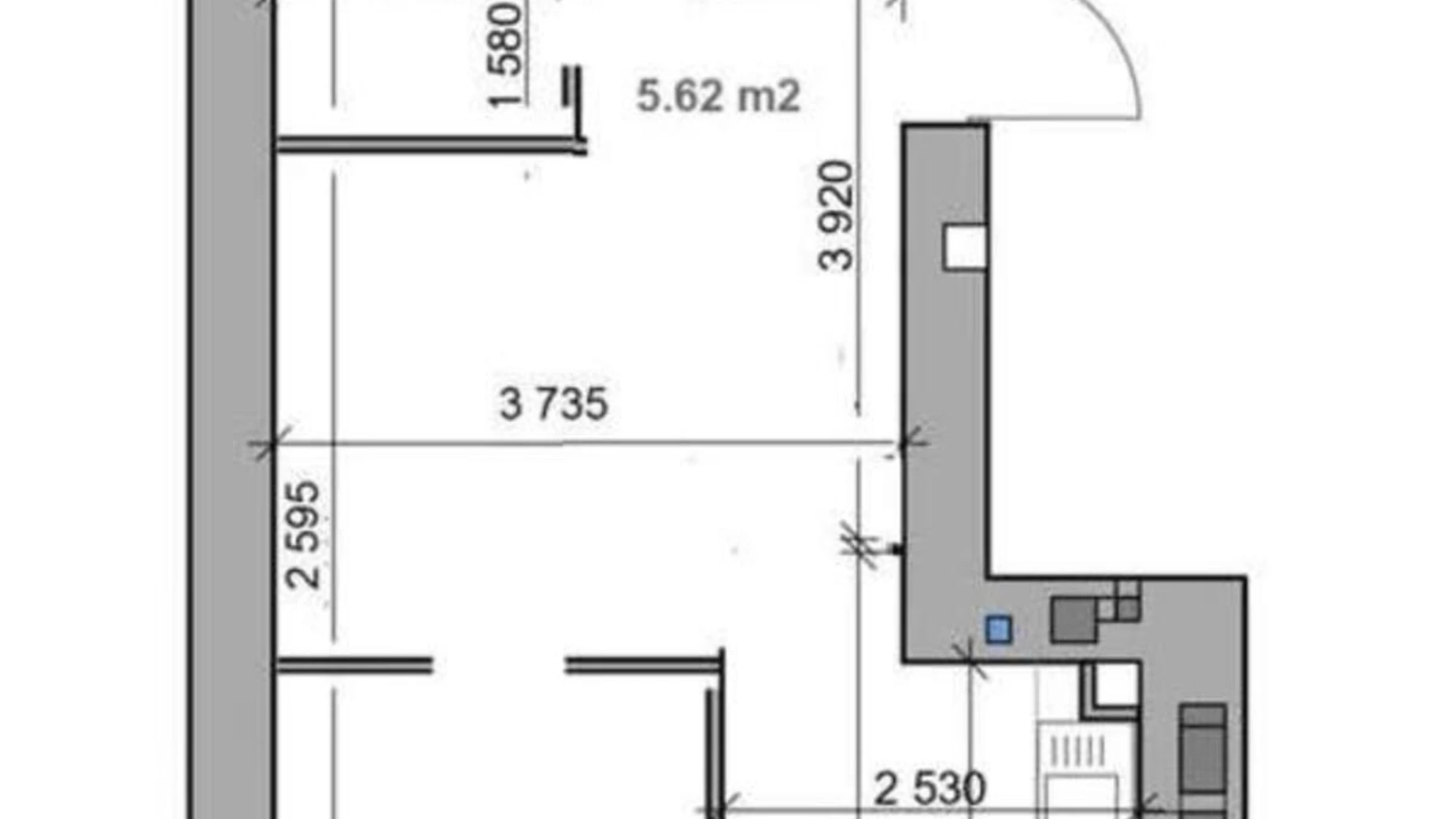 Продается 1-комнатная квартира 42.1 кв. м в Гатном, ул. Покровская(Советская), 2А - фото 4